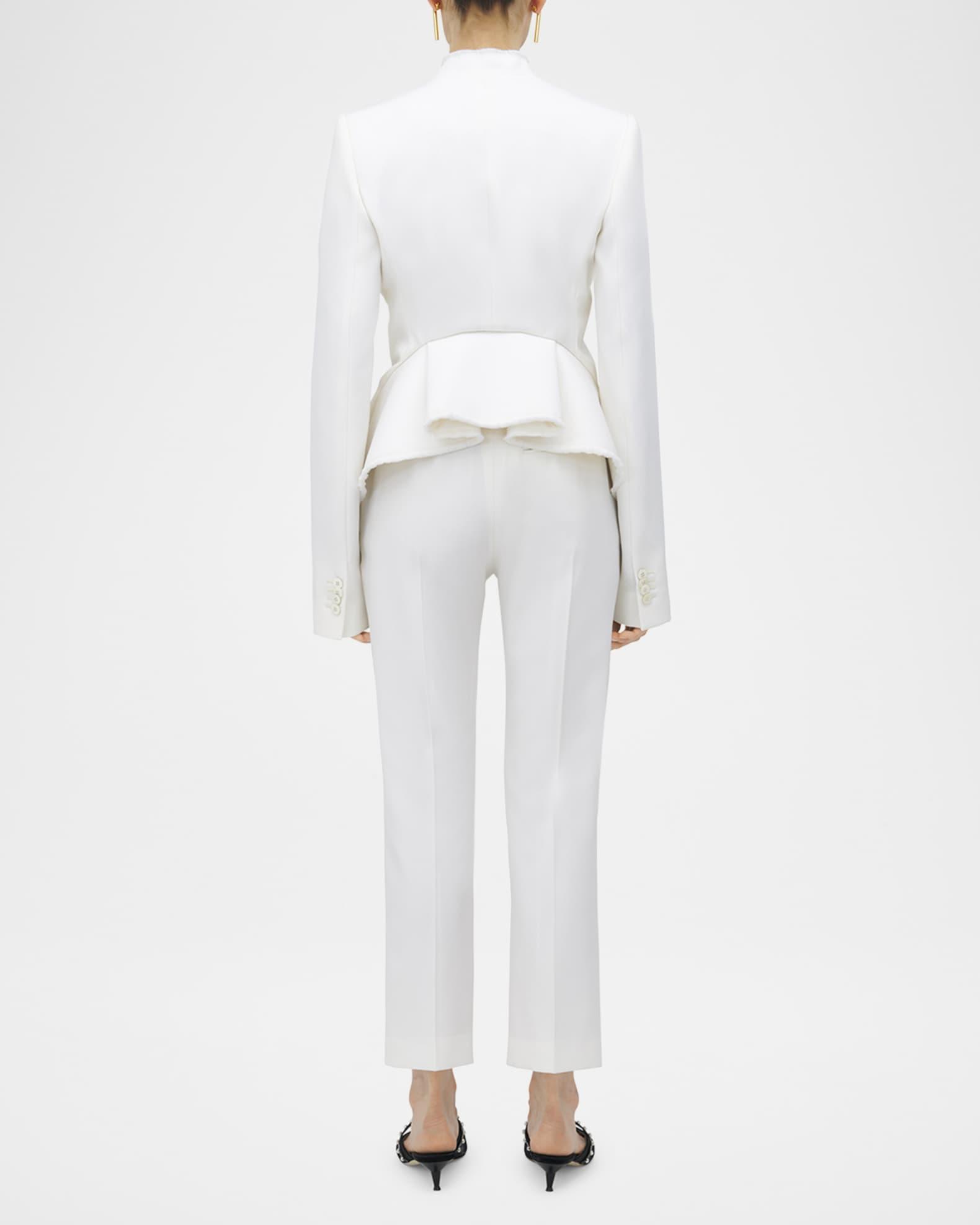 Wool Canvas Single-Breasted Blazer Product Image