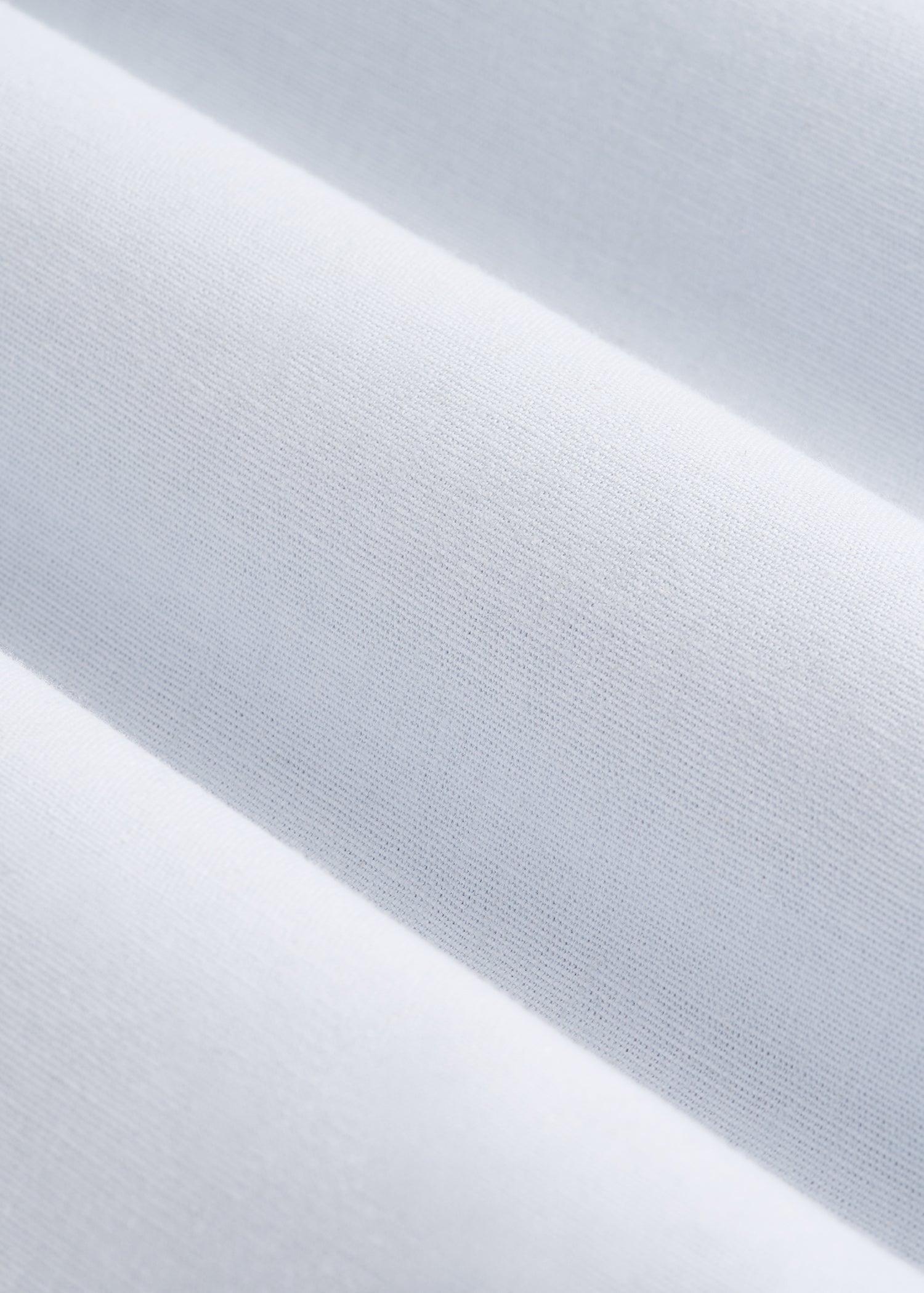 Stretch Linen Dress Shirt for Tall Men in Light Blue Product Image