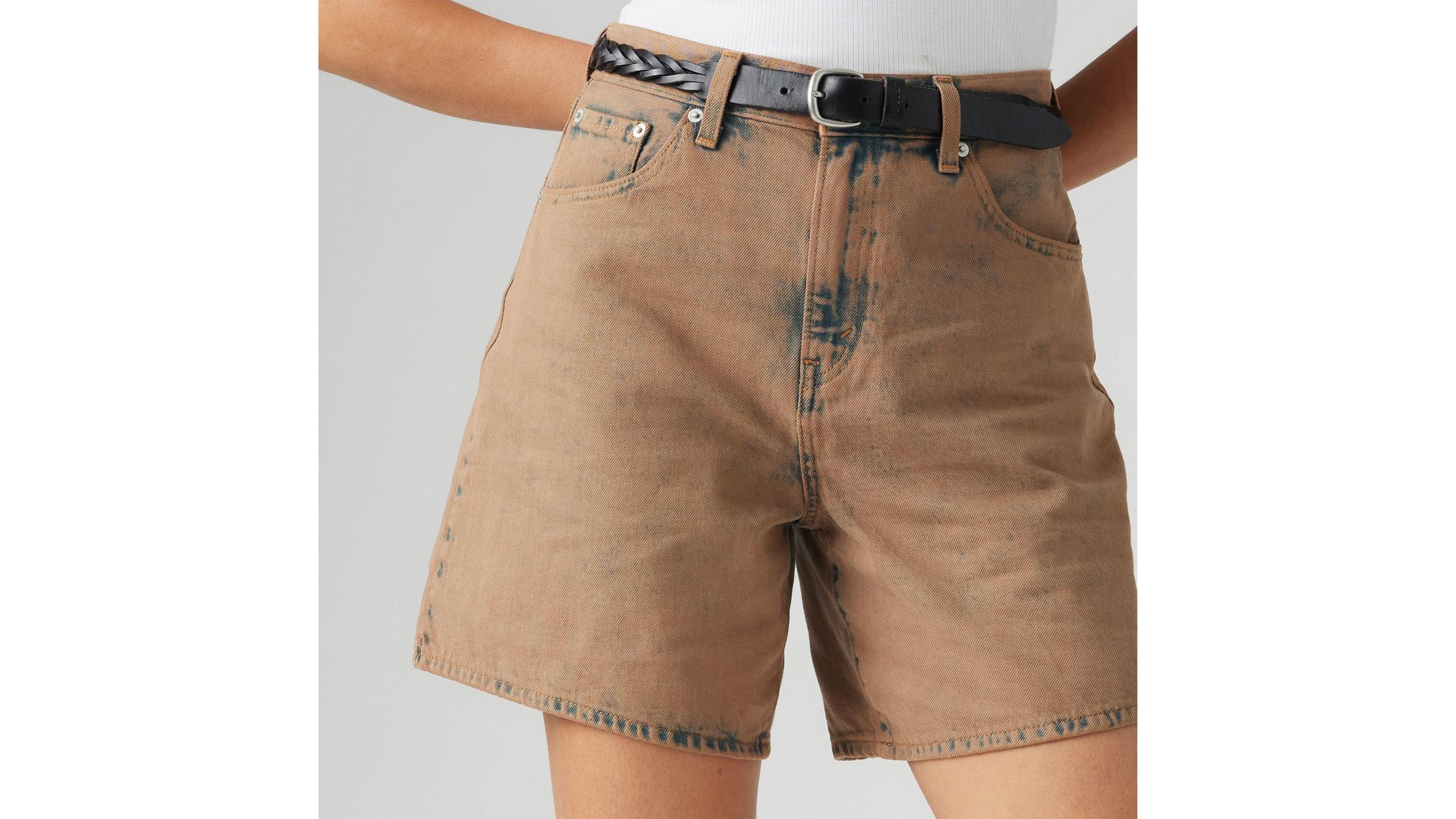 High Rise Baggy Women's Shorts Product Image