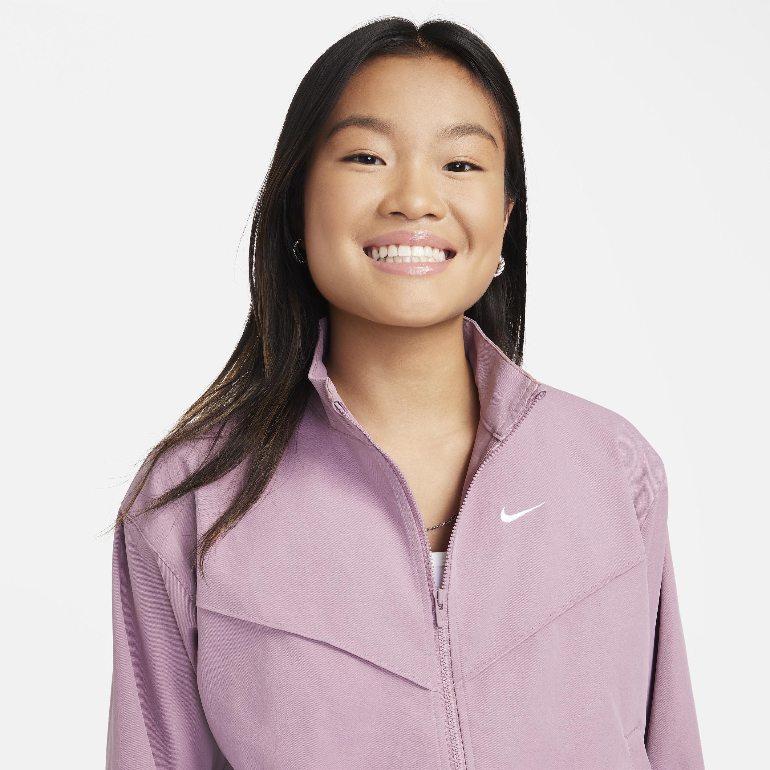 Women's Nike Sportswear Girls' Oversized Lightweight Jacket Product Image