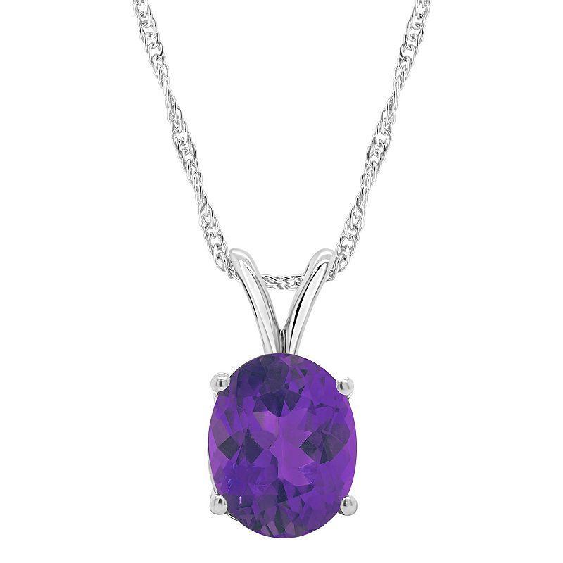 Alyson Layne Sterling Silver Rose Quartz Teardrop Pendant Necklace, Womens Product Image