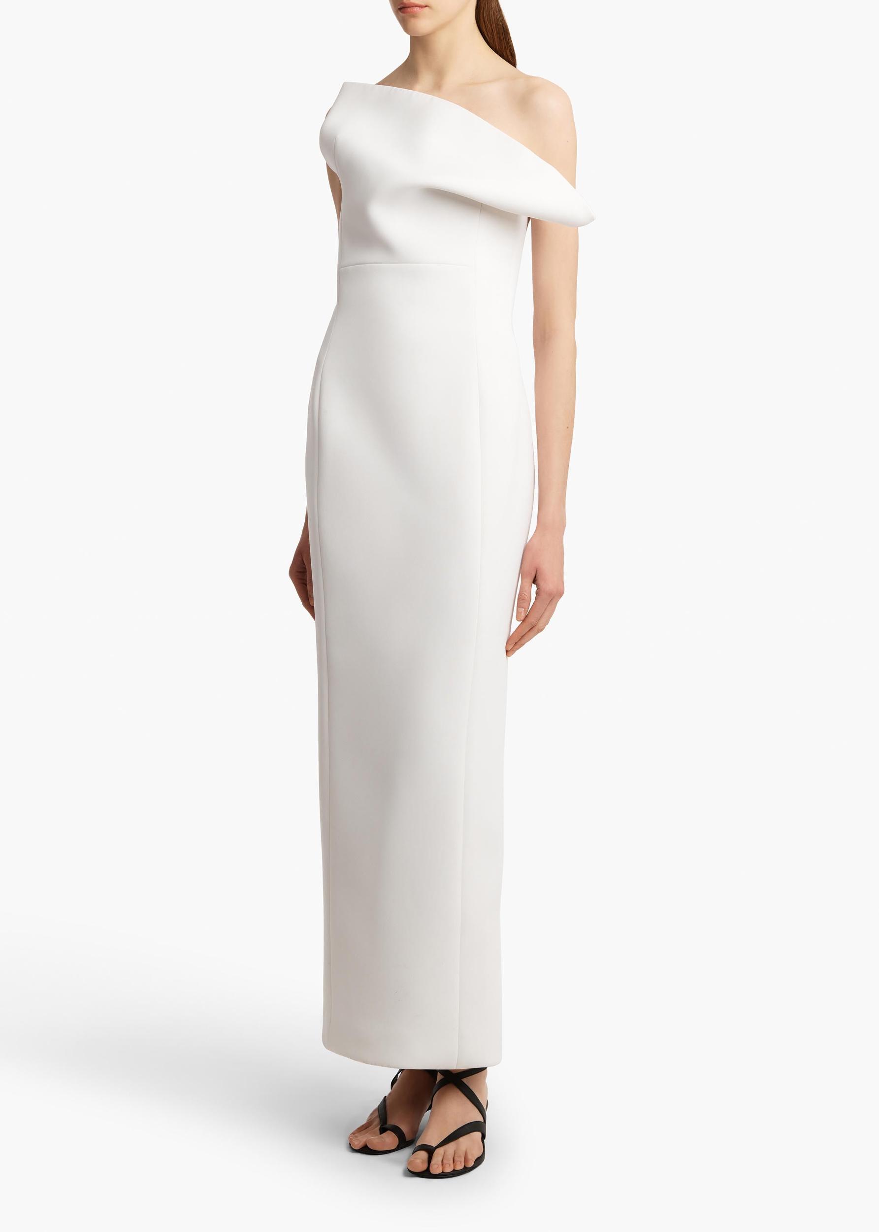 Cato Dress in Chalk Product Image
