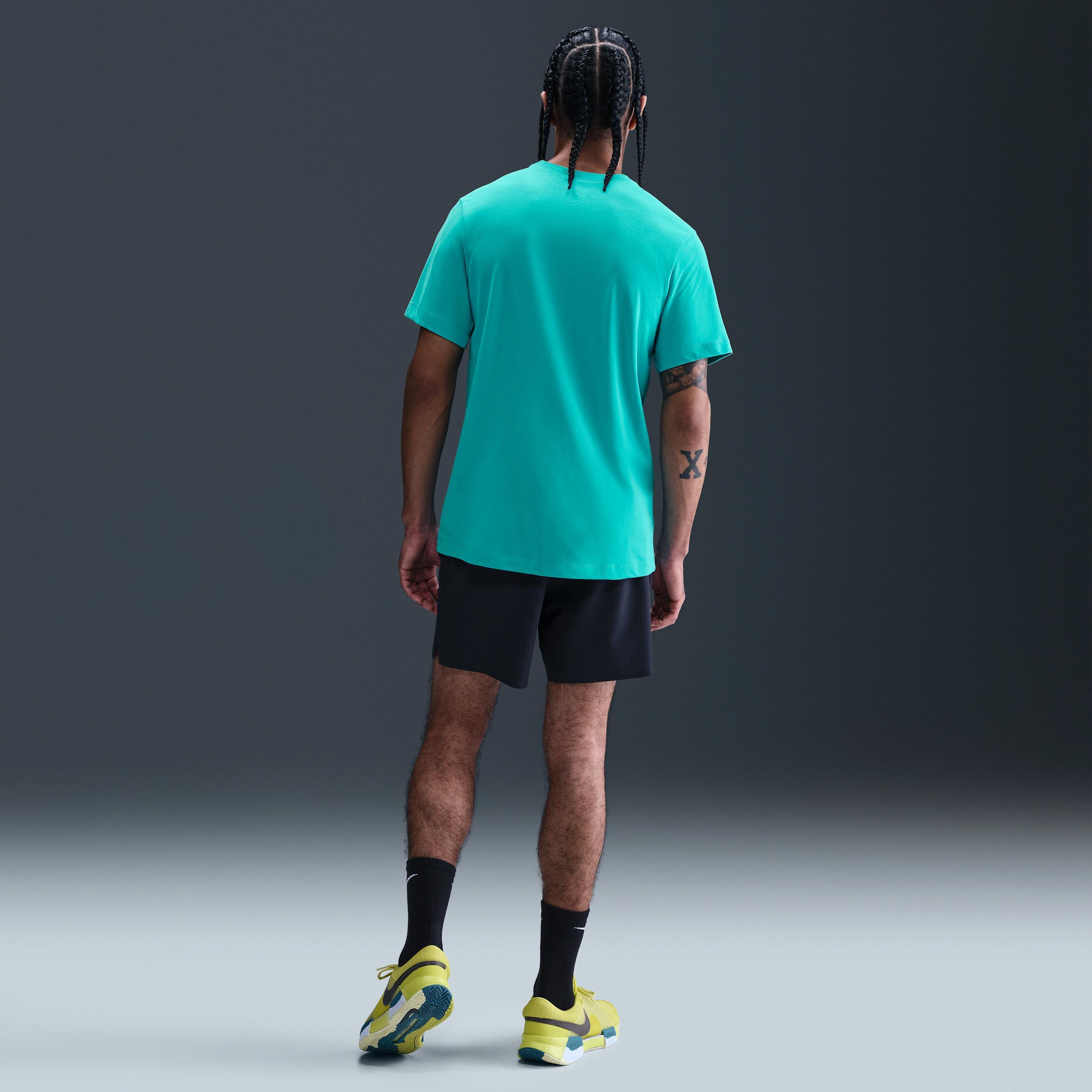 Nike Mens Court Dri-FIT Tennis T-Shirt | HJ3470-345 Product Image