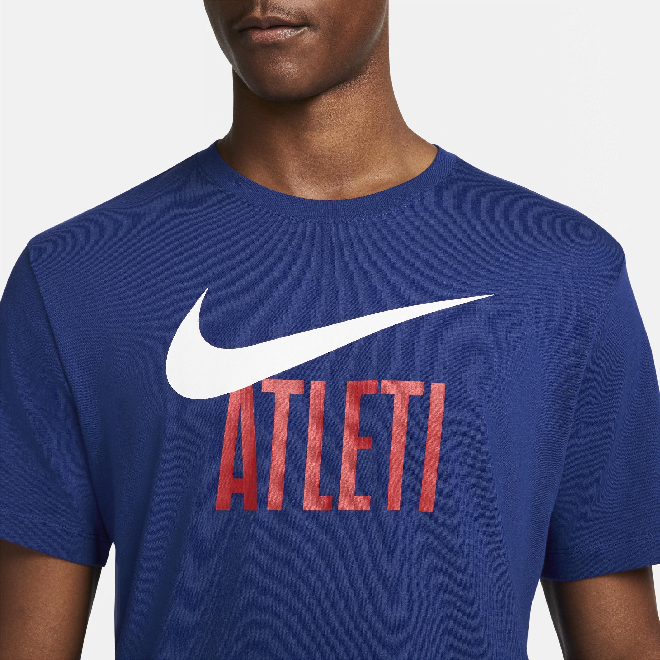 Mens Nike Navy Atletico de Madrid Swoosh T-shirt Product Image