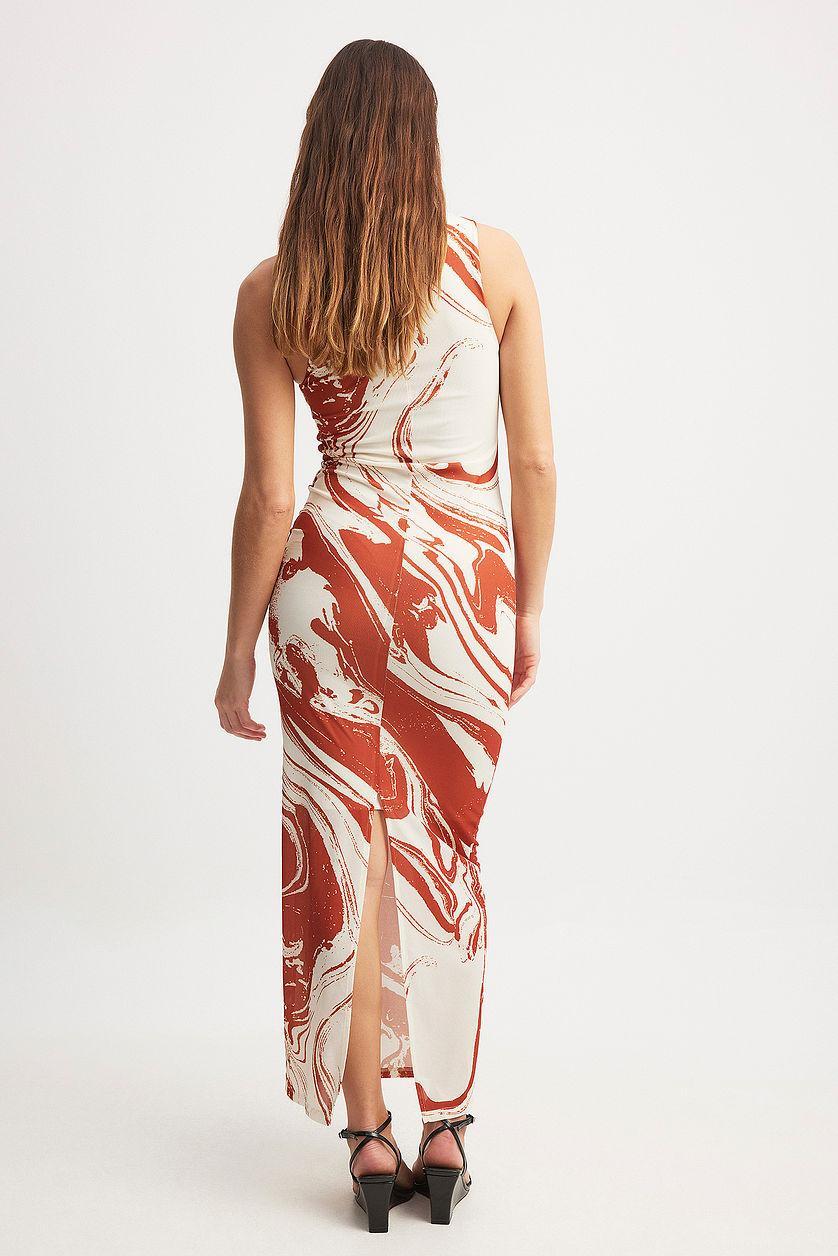 Sleeveless Mesh Maxi Dress Product Image