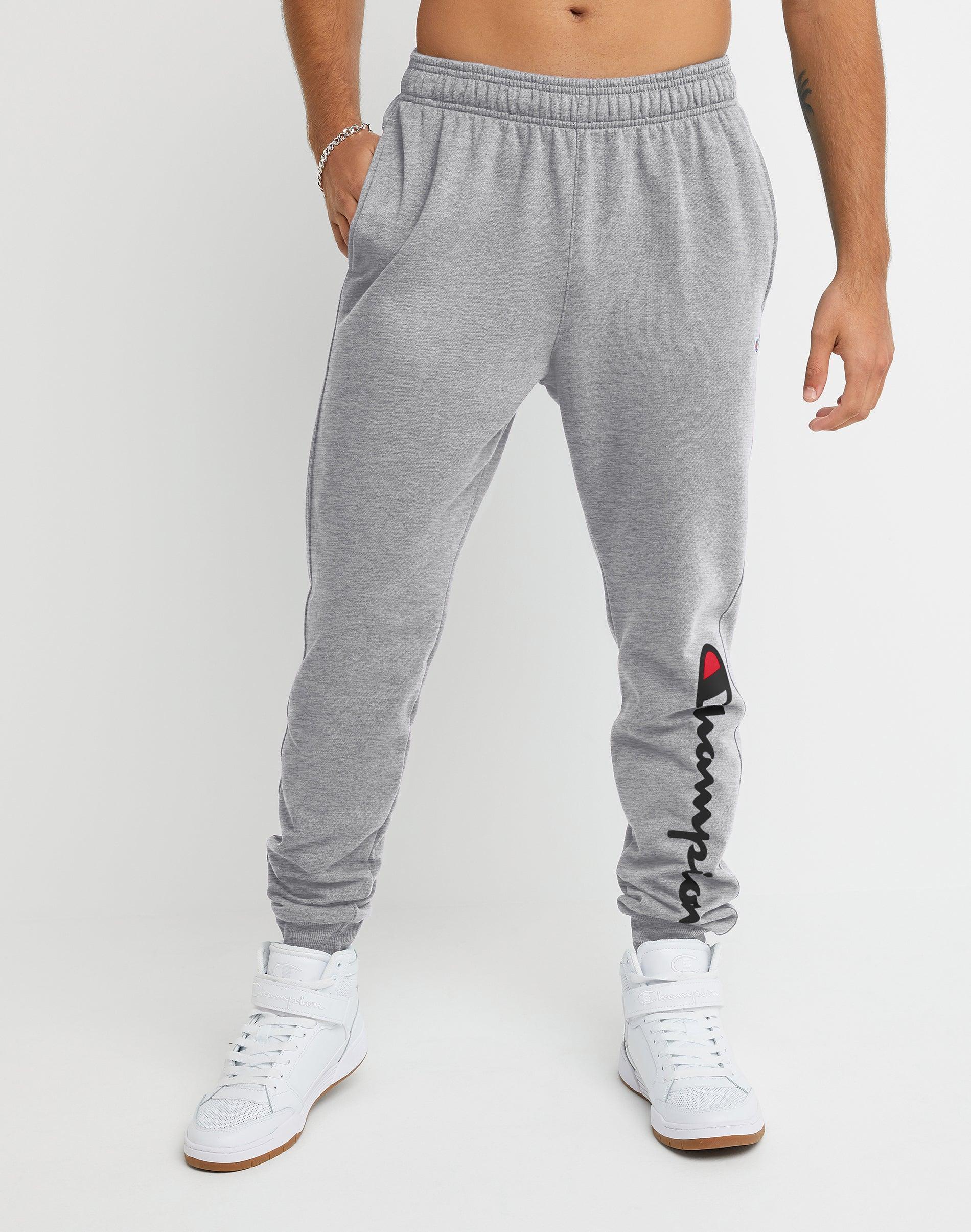 Mens Champion Powerblend Graphic Fleece Joggers Product Image