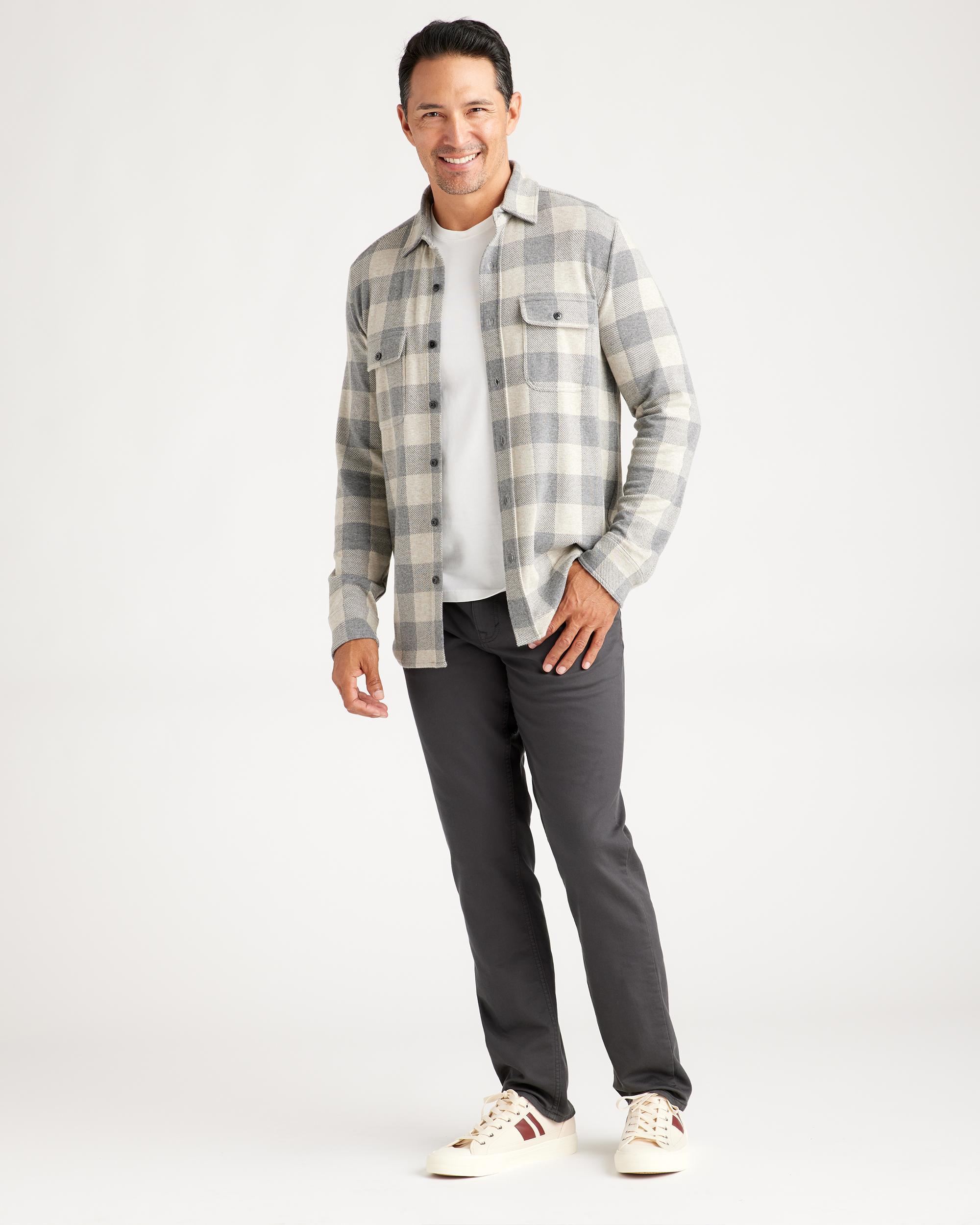 Quince | Men's Stretch Sweater Fleece Shirt Recycled Polyester Product Image