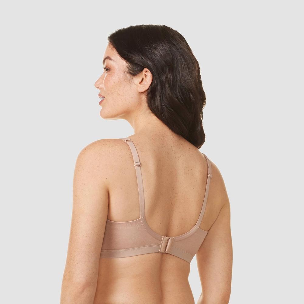 Simply Perfect by Warners Womens Underarm Smoothing Seamless Wireless Bra - Blue Tempest XL: Nylon Spandex Blend, Adjustable Straps Product Image