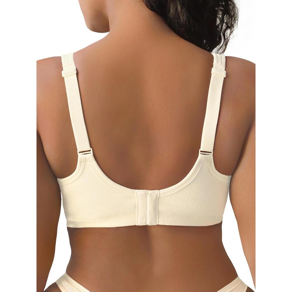 Fit For Me by Fruit of the Loom Womens Plus Size Beyond Soft Cotton Unlined Underwire Bra Product Image