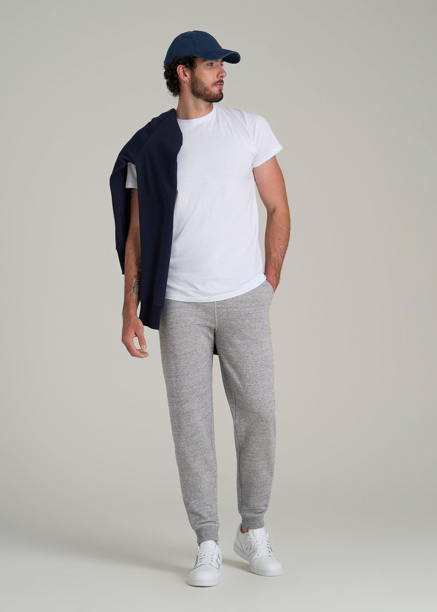 Wearever 2.0 Fleece Joggers for Tall Men in Heathered Grey Product Image