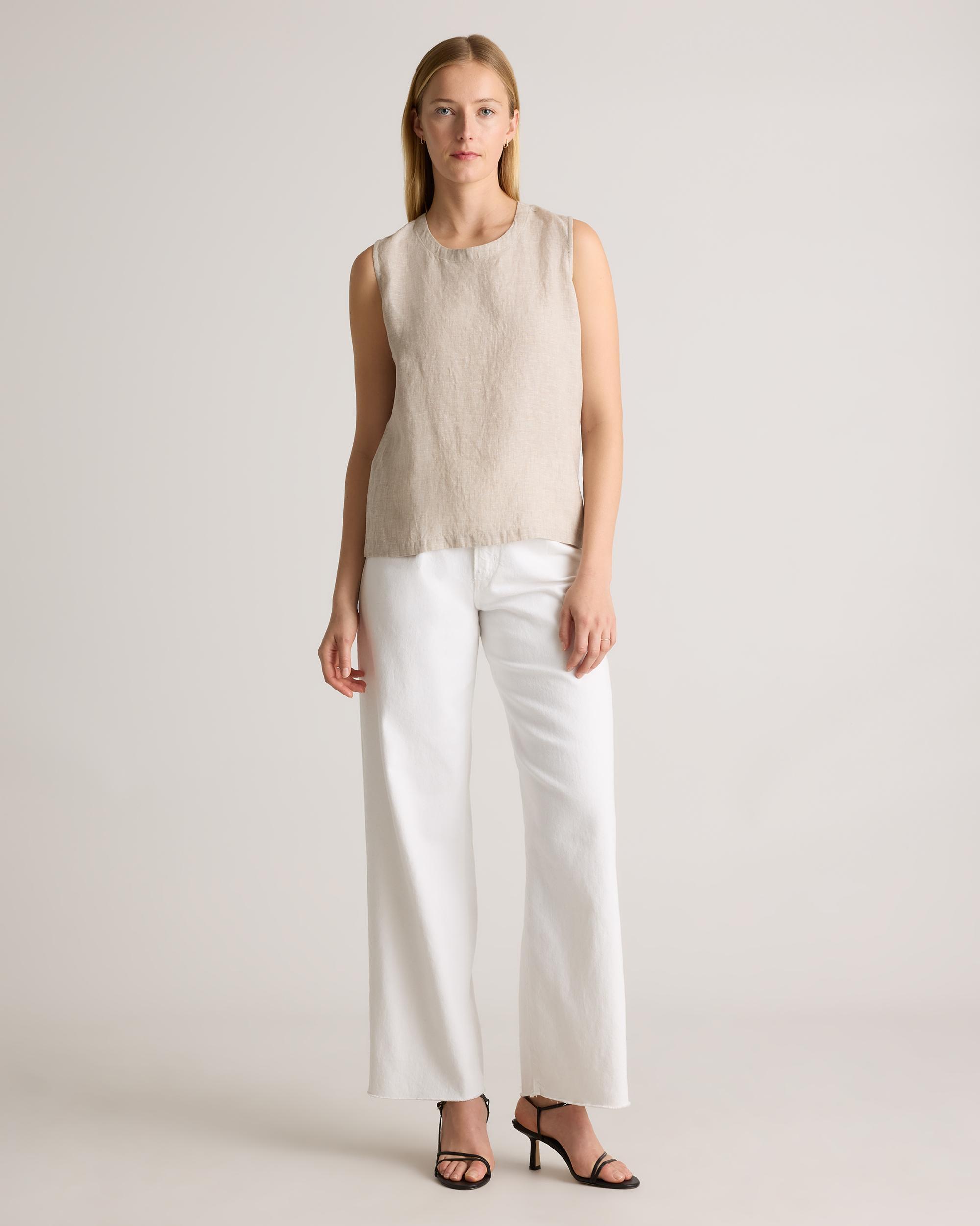 100% European Linen Tank Product Image