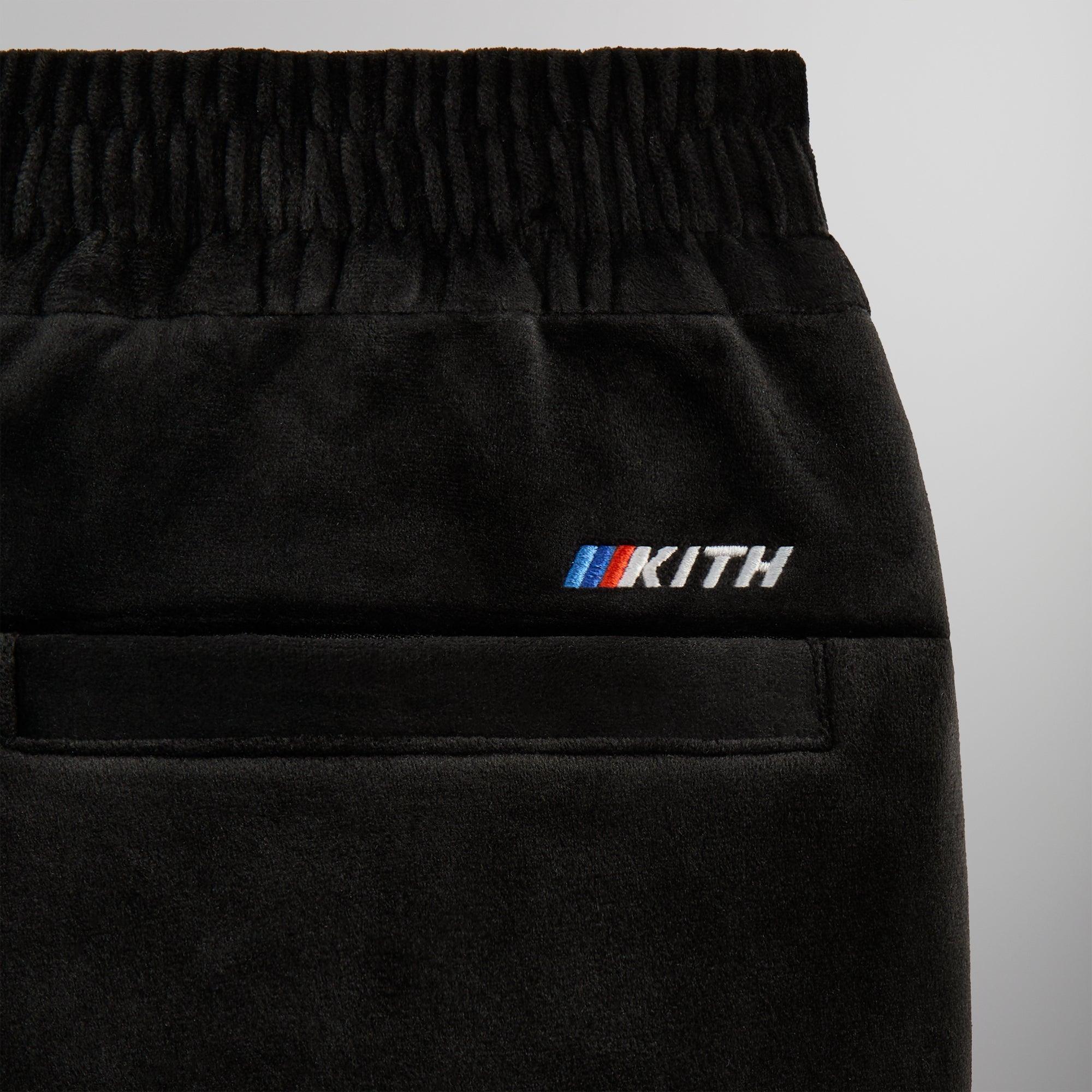 Kith Seamed Nylon Bolt Pant - Black Male Product Image