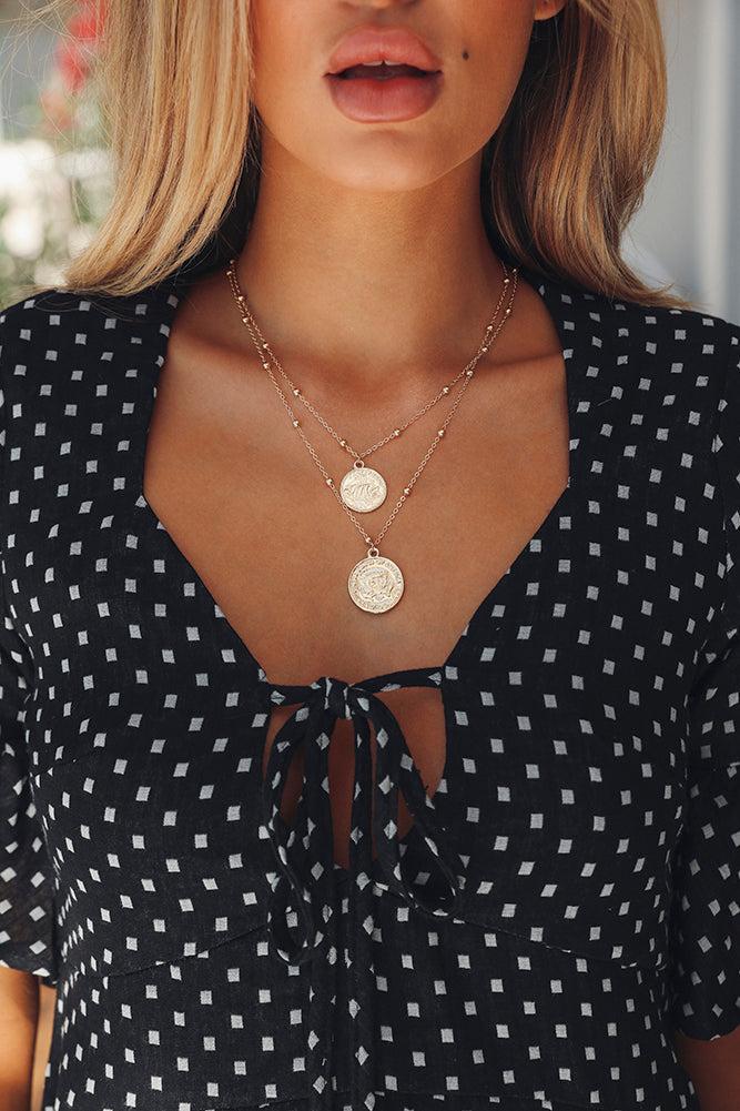 Lost In The Fire Necklace Gold Product Image