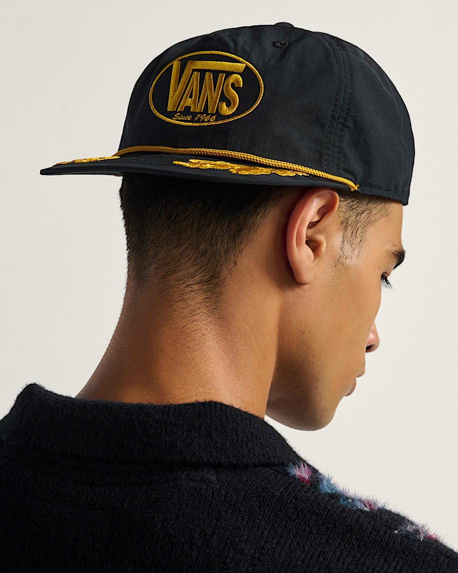 Scrambled Vans Snapback Hat in Black| Vans US Product Image