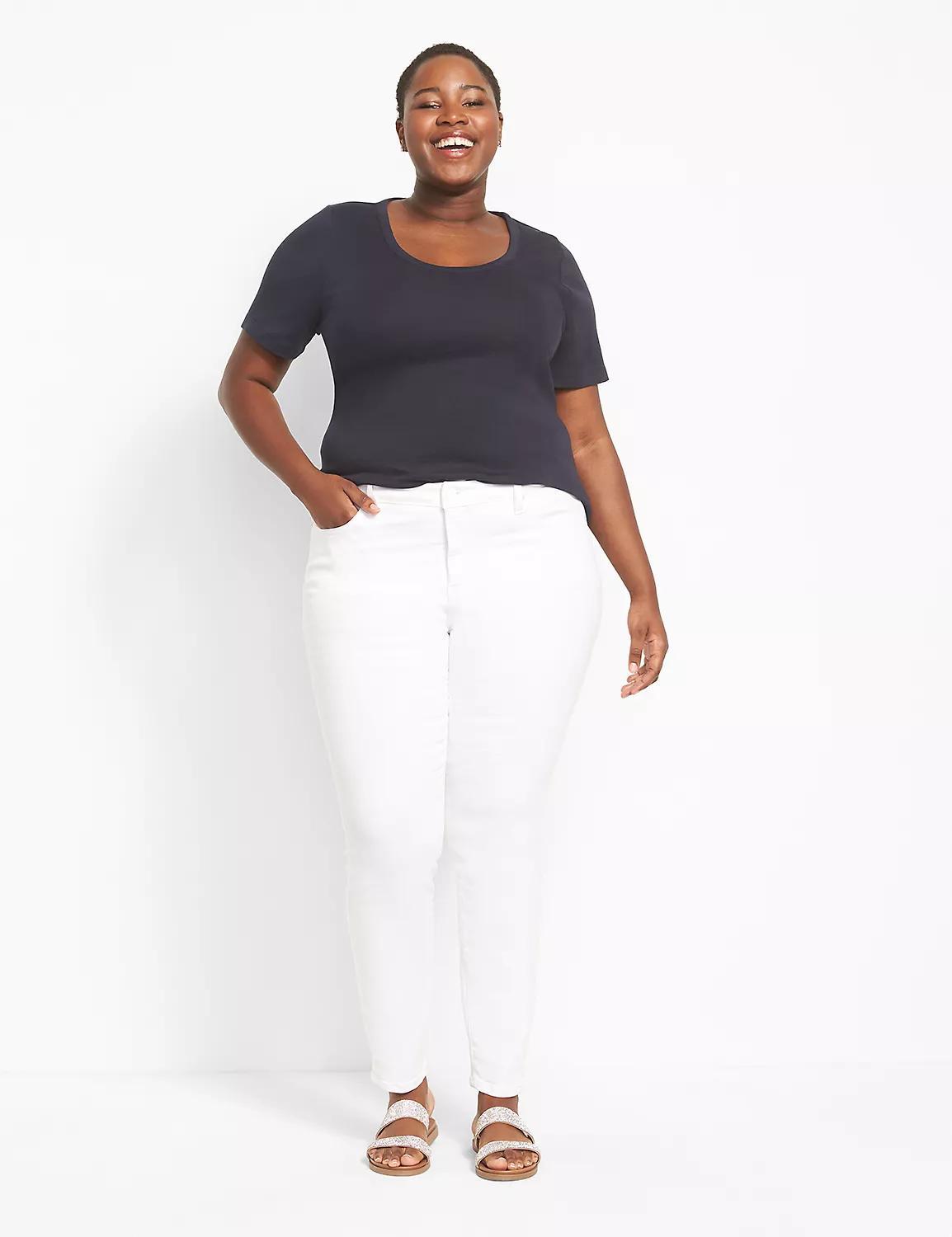 Classic Perfect Sleeve Scoop-Neck Tee Product Image