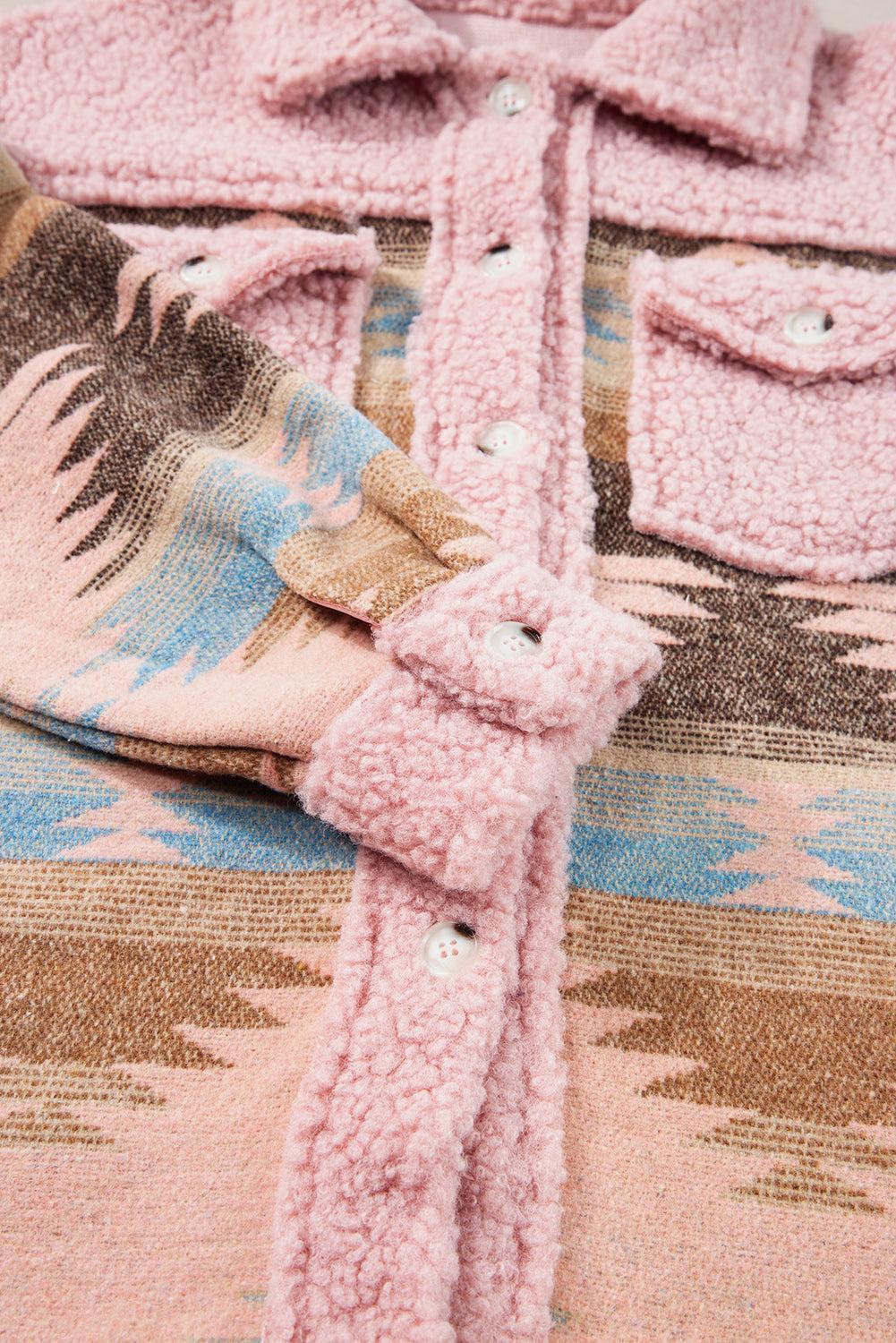 Aztec Sherpa Lined Jacket Product Image