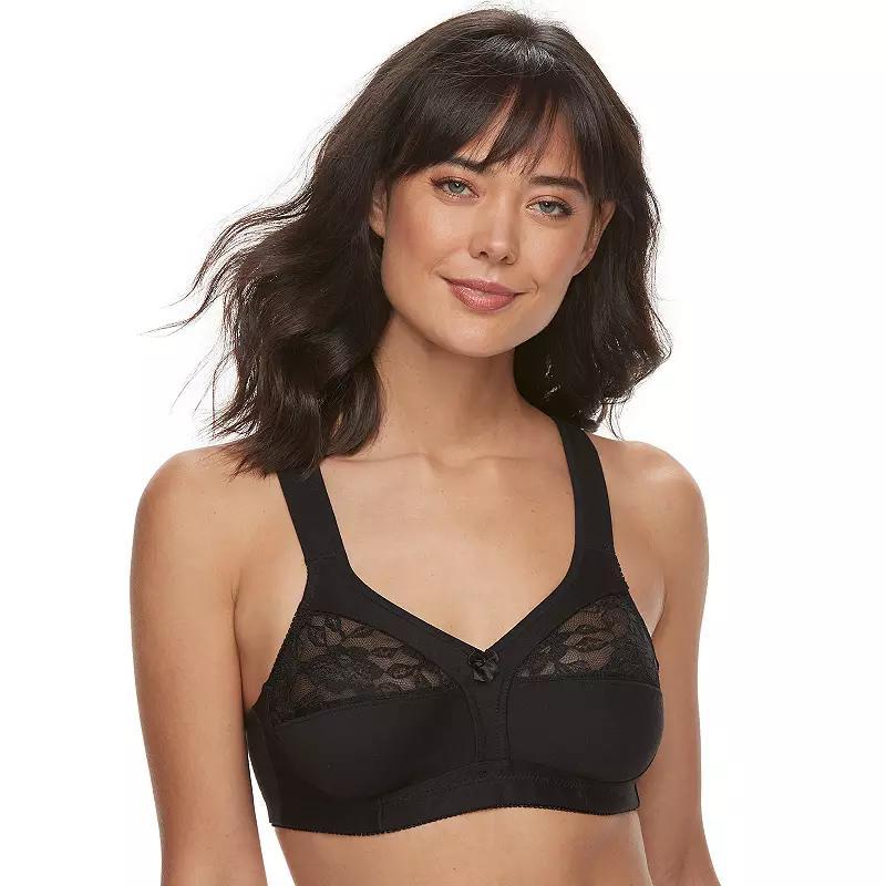Women's Lunaire Lace Soft Cup Bra 16041L, Size: 48 Dd, Black Product Image