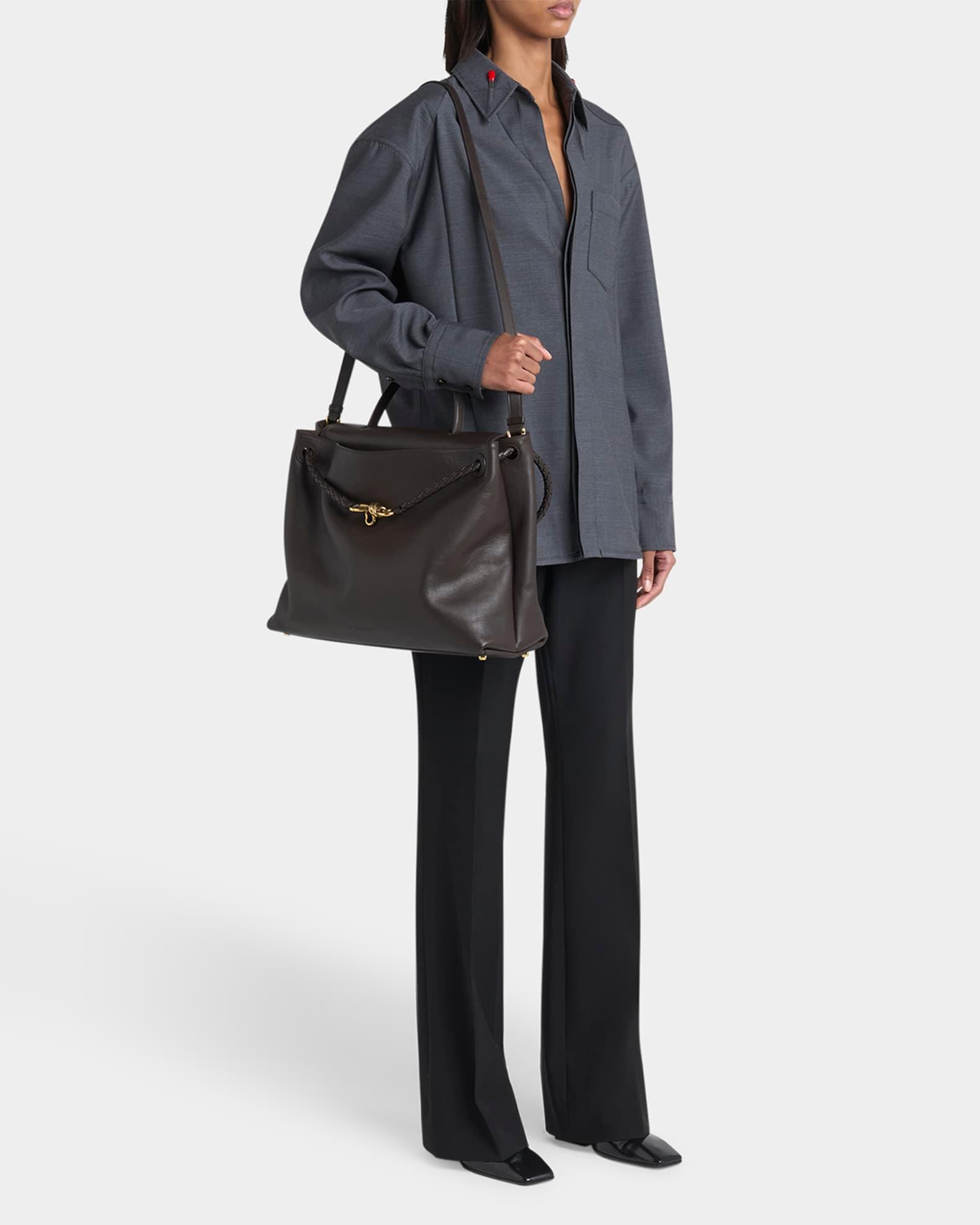 Andiamo Large Leather Top-Handle Bag Product Image