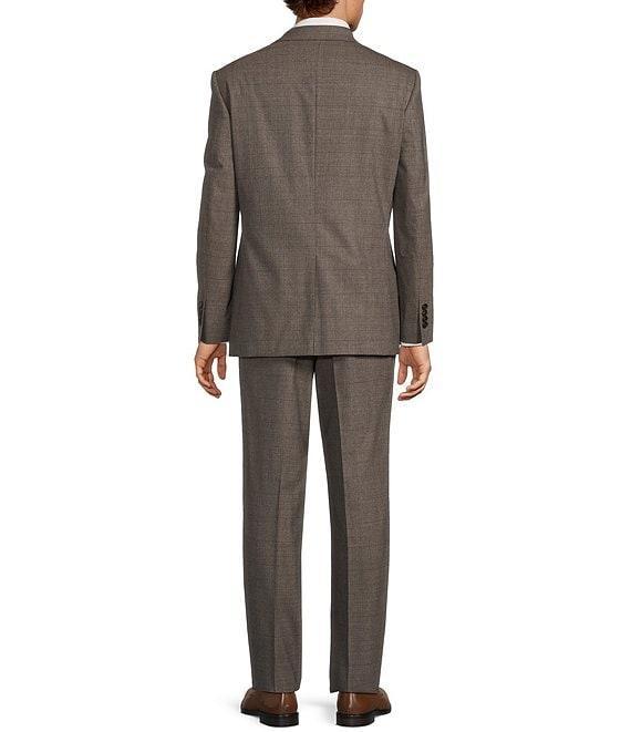 Hickey Freeman Classic Fit Plaid Print 2-Piece Suit Set Product Image