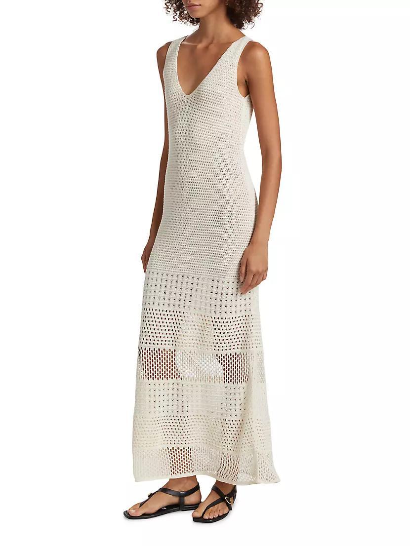 Ensenada Crochet Cotton Maxi Dress Product Image