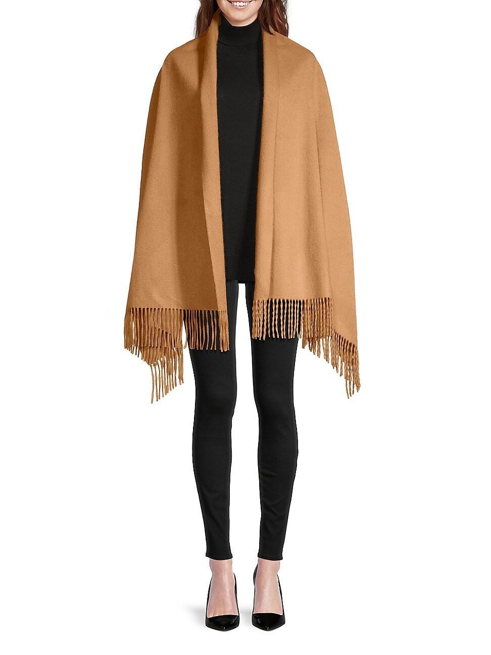 Fringed Cashmere Evening Wrap Product Image