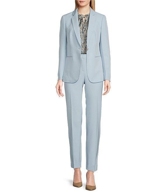 Anne Klein Stretch Notch Collar Pocketed Long Sleeve Coordinating Jacket Product Image