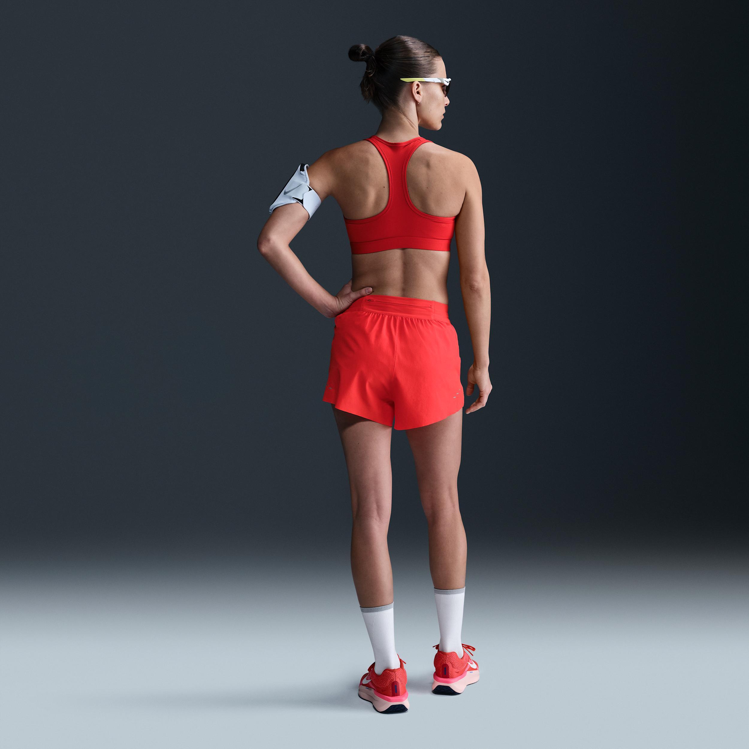 Nike Women's Swift Dri-FIT Mid-Rise 2.5" Brief-Lined Running Shorts Product Image