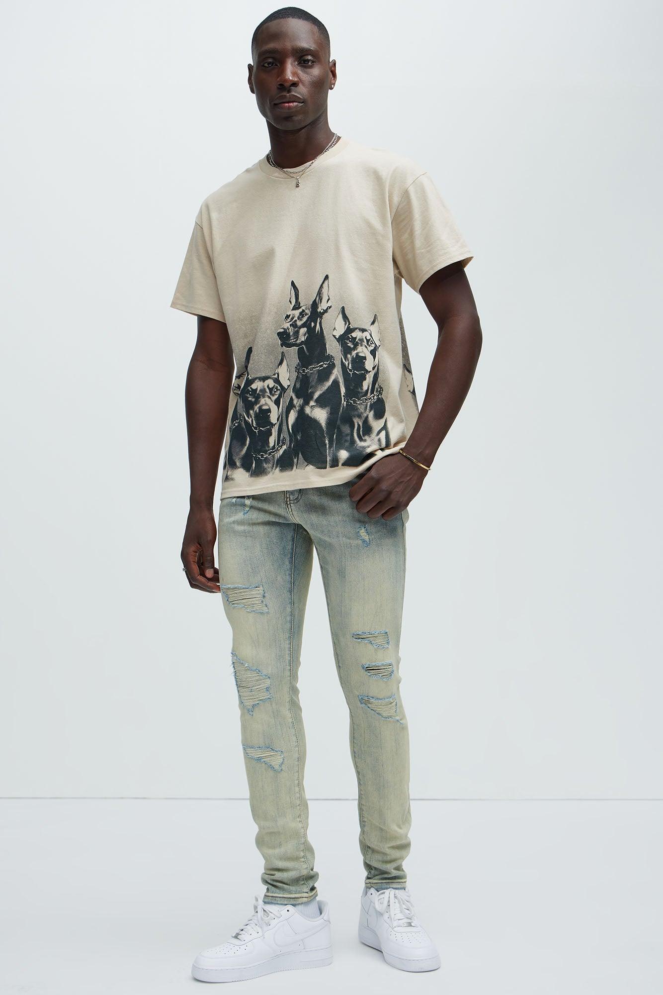 Bet On It Ripped And Repair Skinny Jeans - Medium Wash Product Image