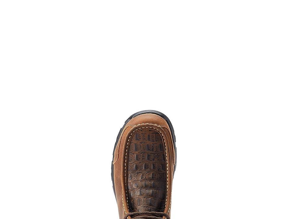 Ariat Edge LTE Moc Composite Toe Work Boot Brown Croco Print) Men's Boots Product Image