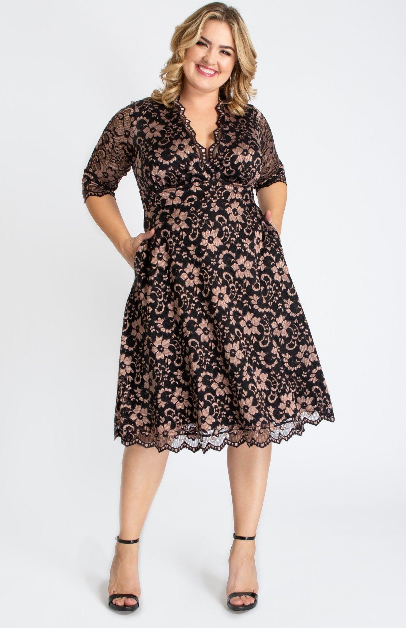 Mon Cherie Lace Dress - Plus Product Image