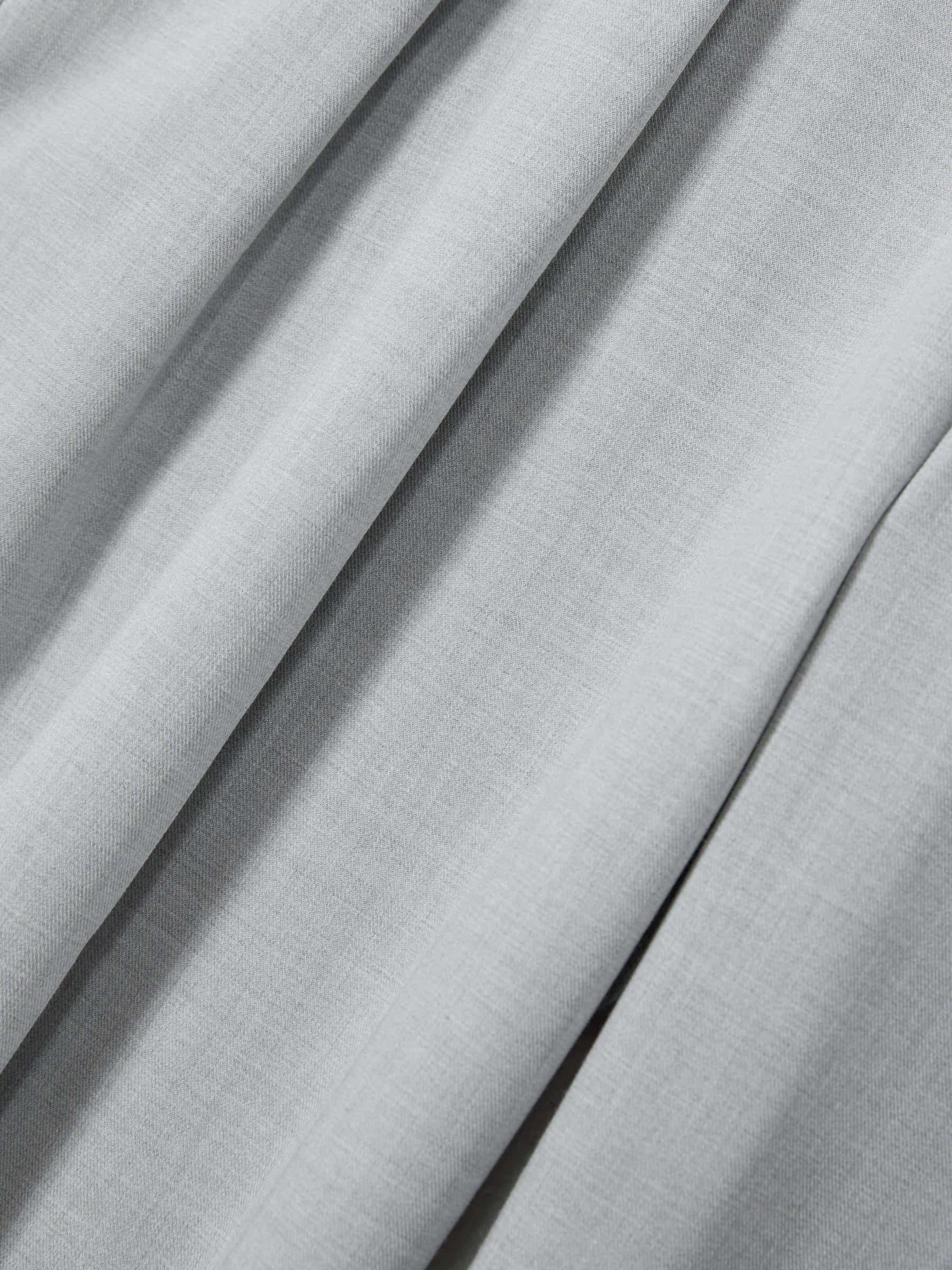 Pleated Sharkskin Suit Trousers in Grey Product Image