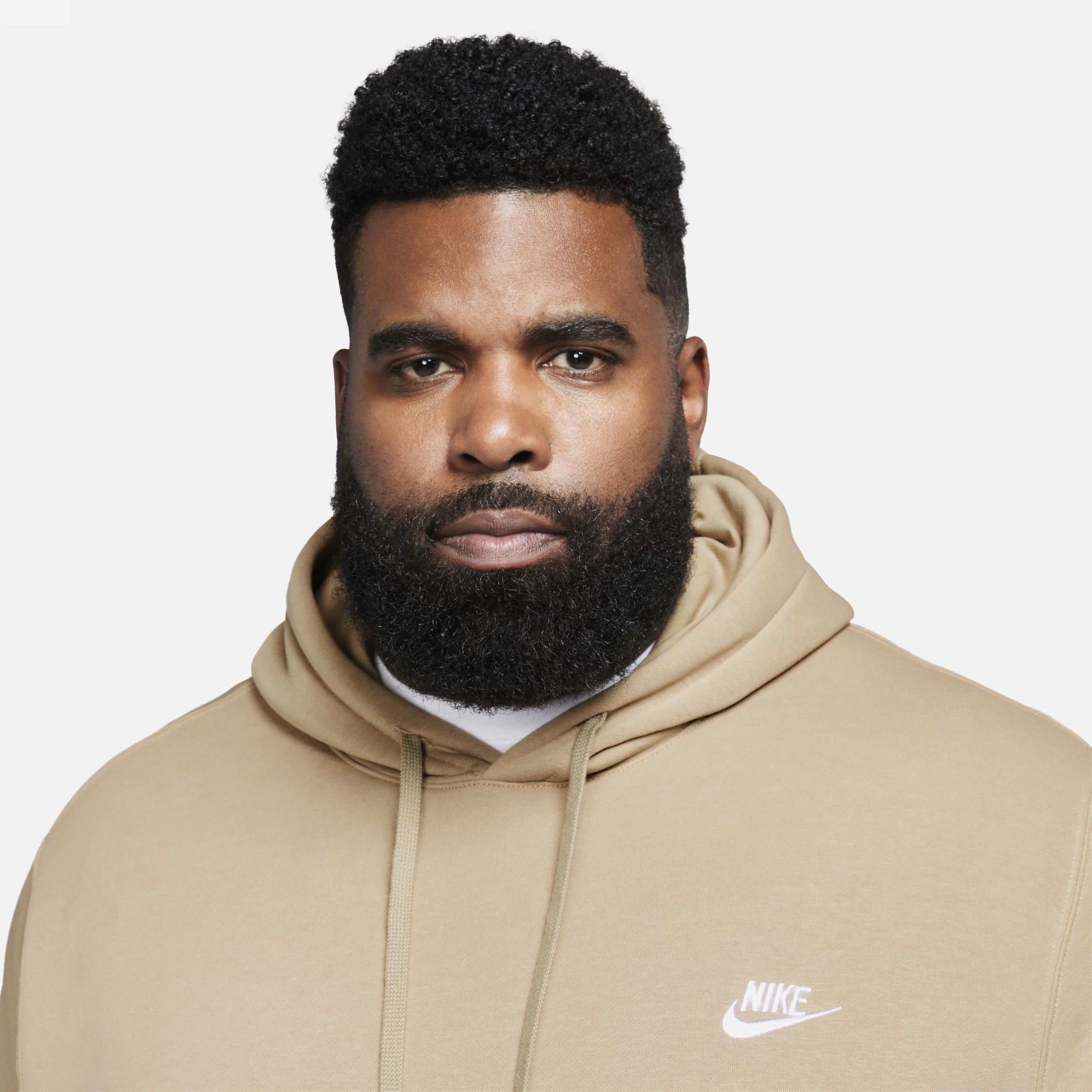 Big & Tall Nike Sportswear Club Fleece Pullover Hoodie, Men's, Size: Medium Tall, Green Product Image