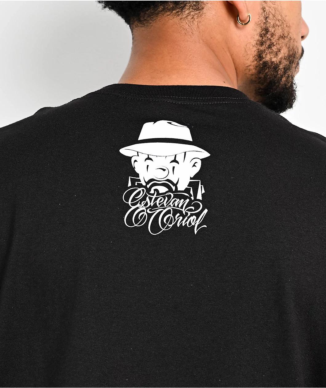 Estevan Oriol LA Hands Black T-Shirt Product Image