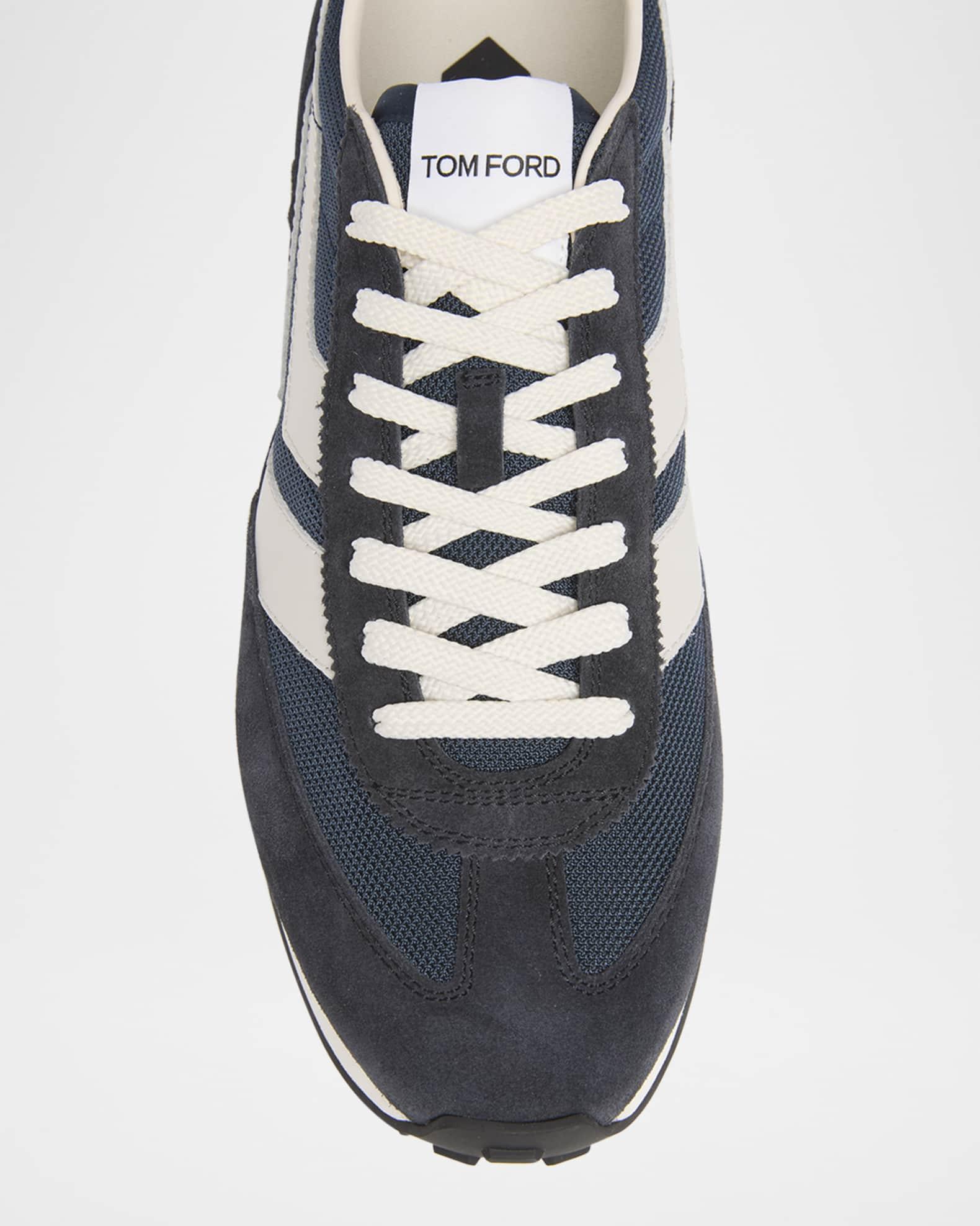 Men's Mick Tech Fabric and Suede Sneakers Product Image