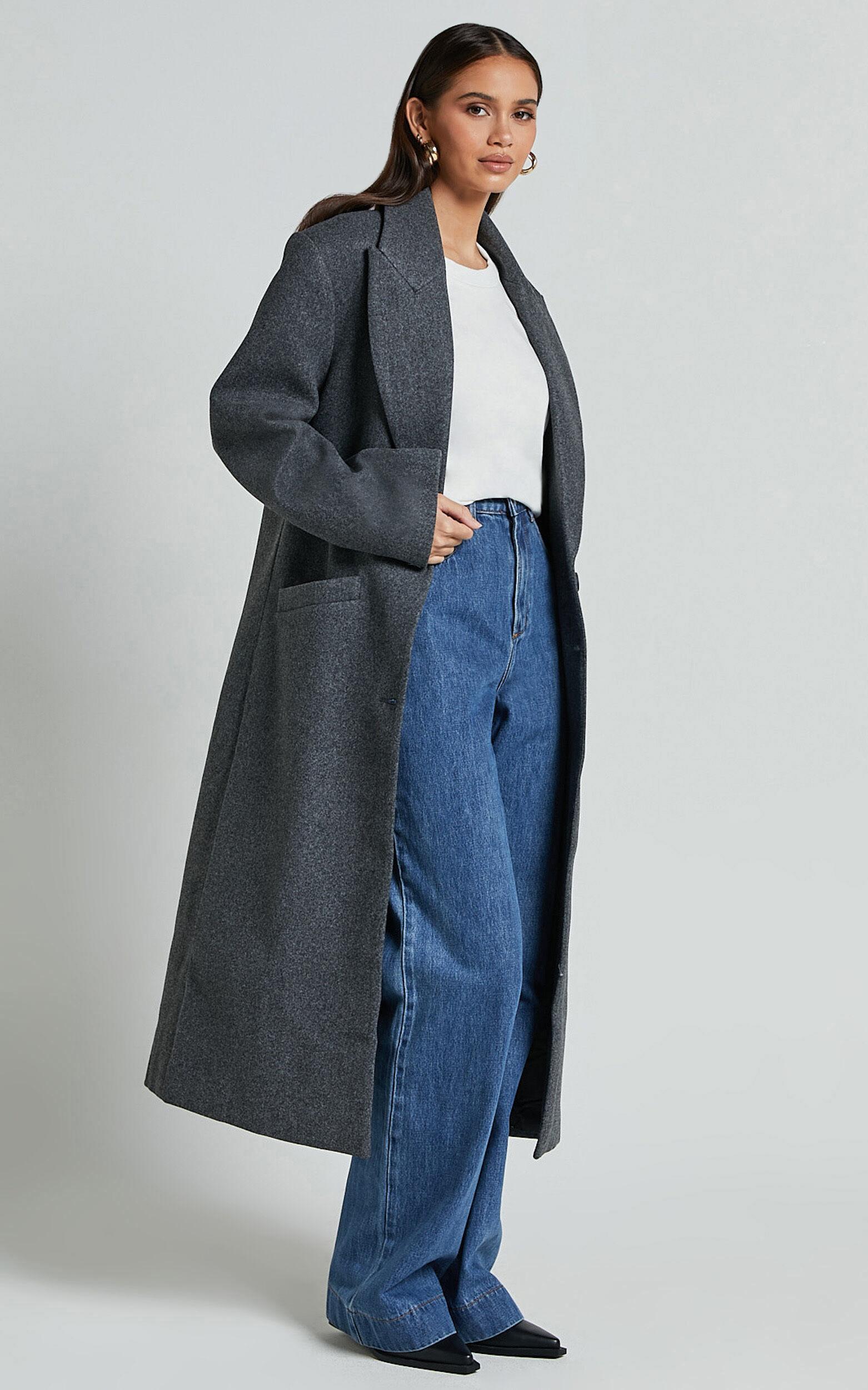 Lioness - Olsen Coat in Grey Marle Product Image