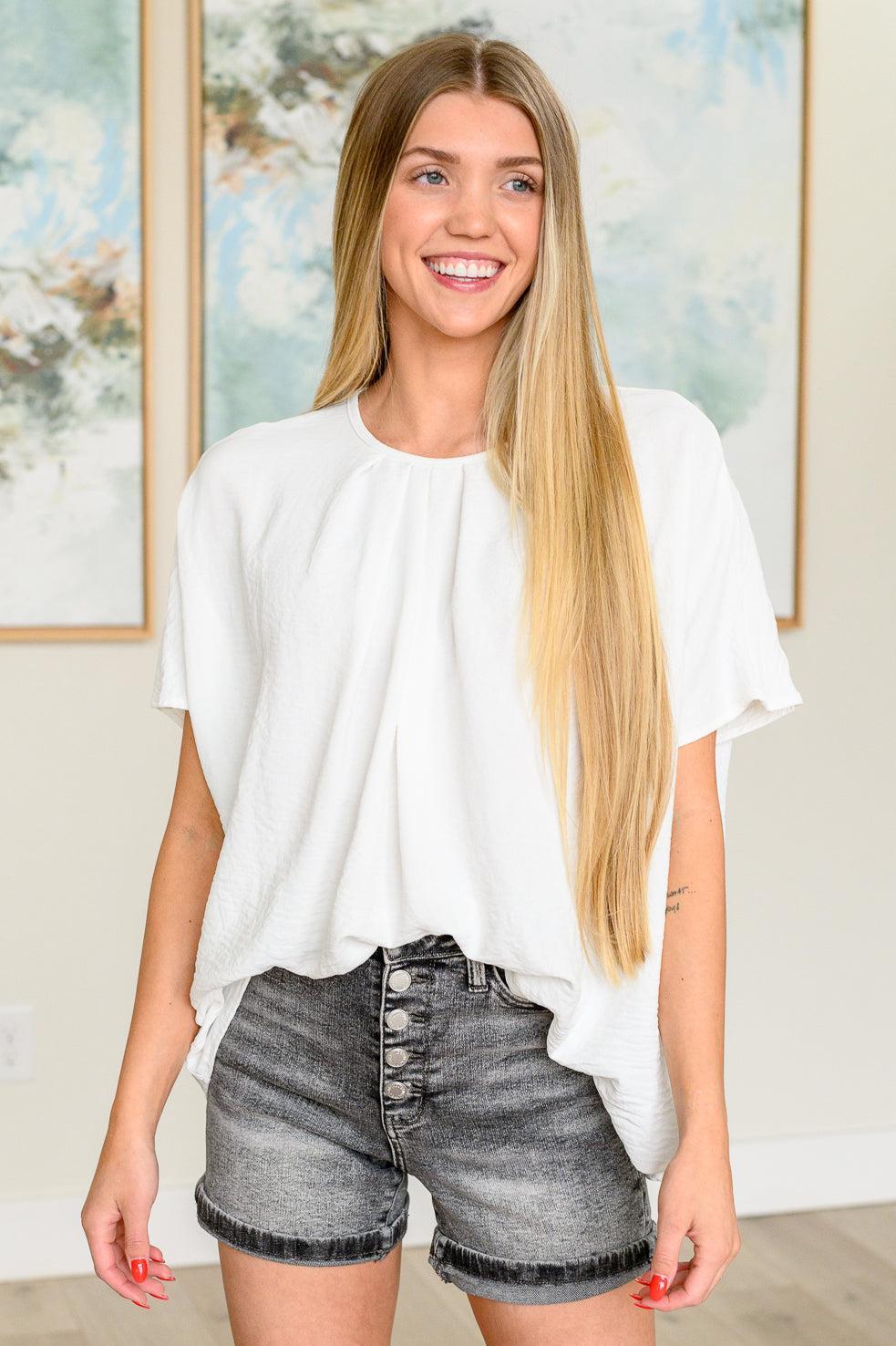 Just a Flirt Pleated Skirt in Black Product Image