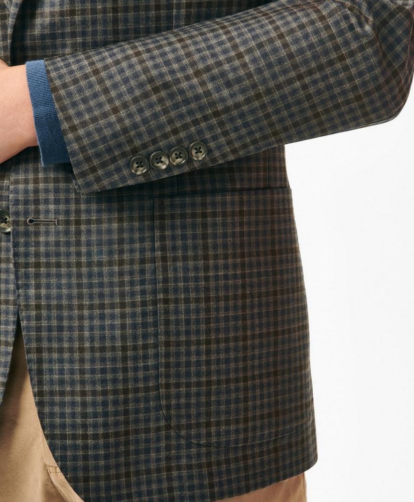 Slim Fit Gingham Sport Coat in Wool Product Image