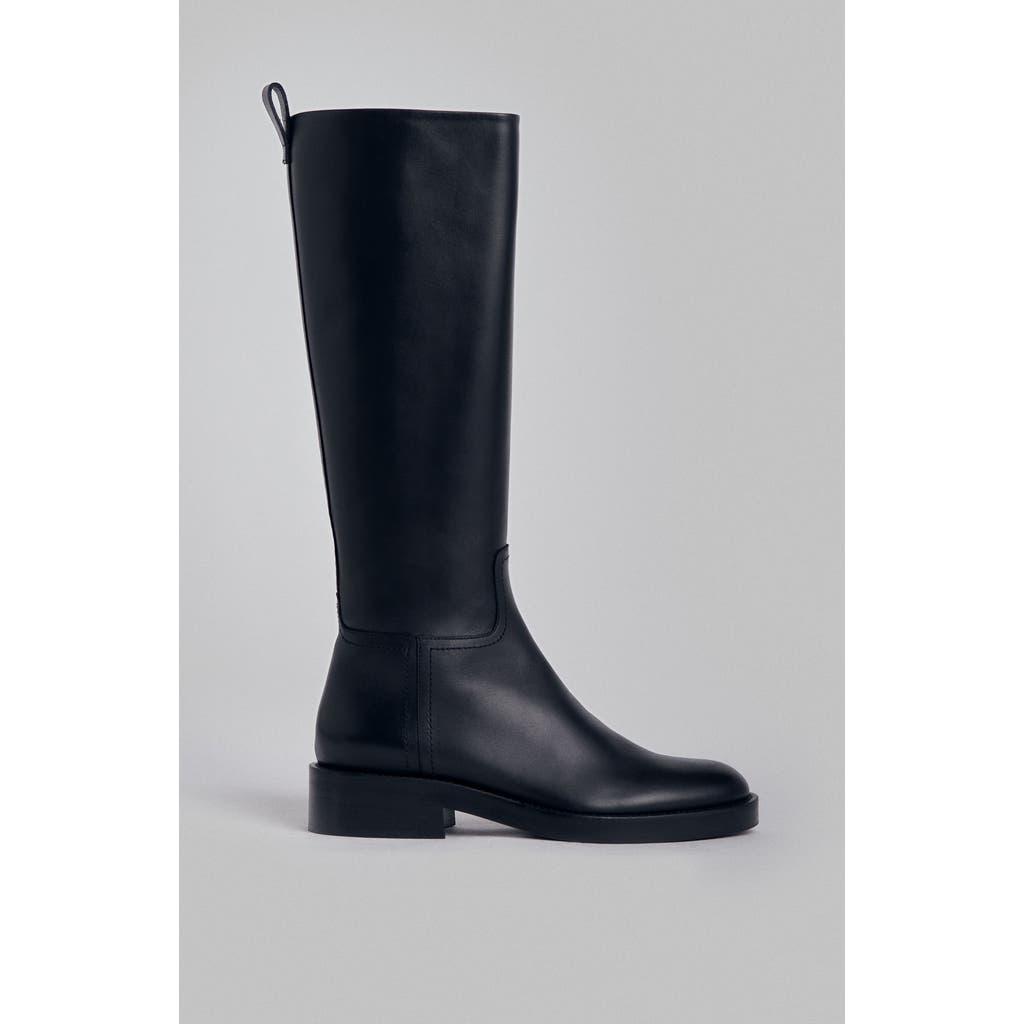 CO Women's Slouchy Suede Knee High Boots In Black Product Image