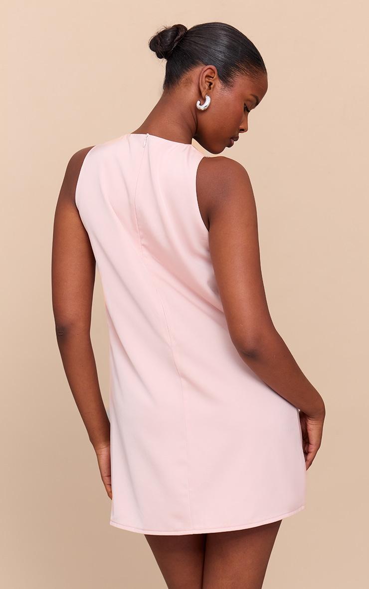 Blush Tailored Sleeveless Shift Dress Product Image
