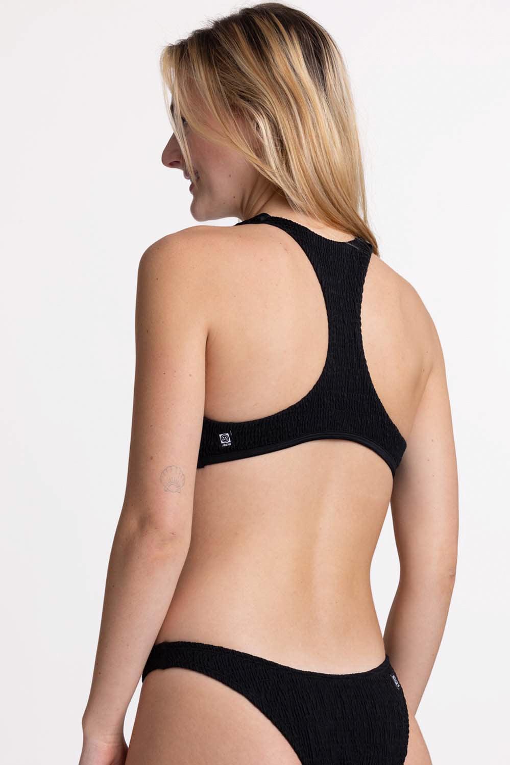 Final Sale Aster Smocked Bikini Top Product Image