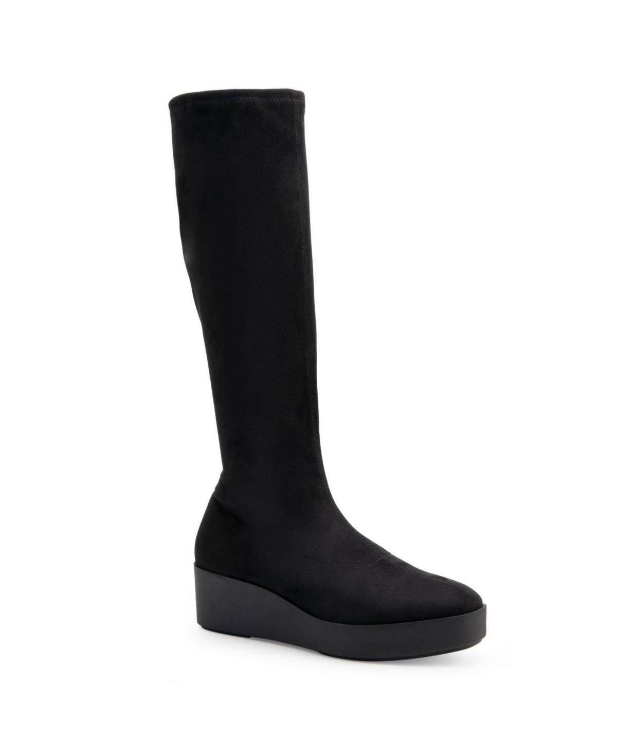 Aerosoles Cecina Women's Wedge Knee-High Boots, Size: 9.5, Black Product Image