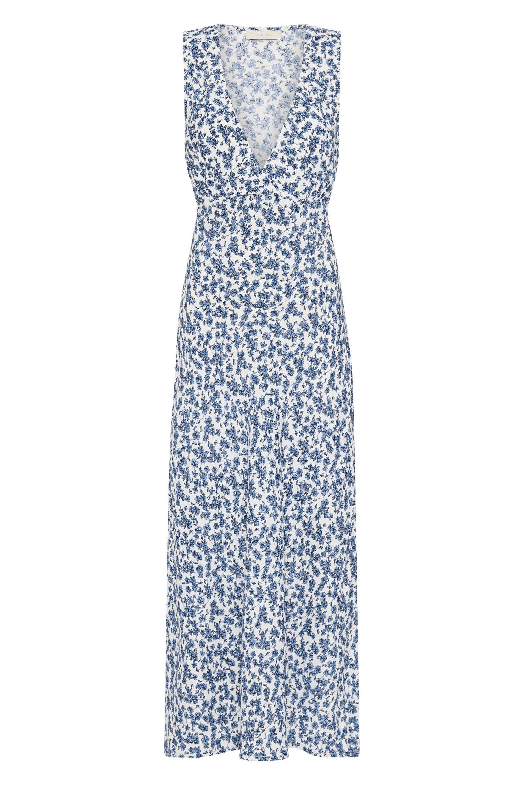 Valras Midi Dress Leilani Mid Blue - Final Sale Product Image