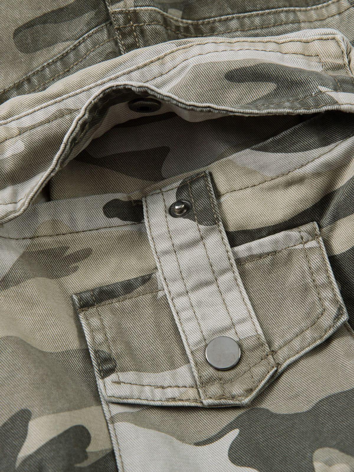 Aelfric Eden Camouflage Multi Pocket Cargo Pants Product Image