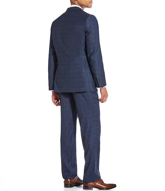 Cremieux Modern Fit Flat Front Plaid 2-Piece Suit Product Image