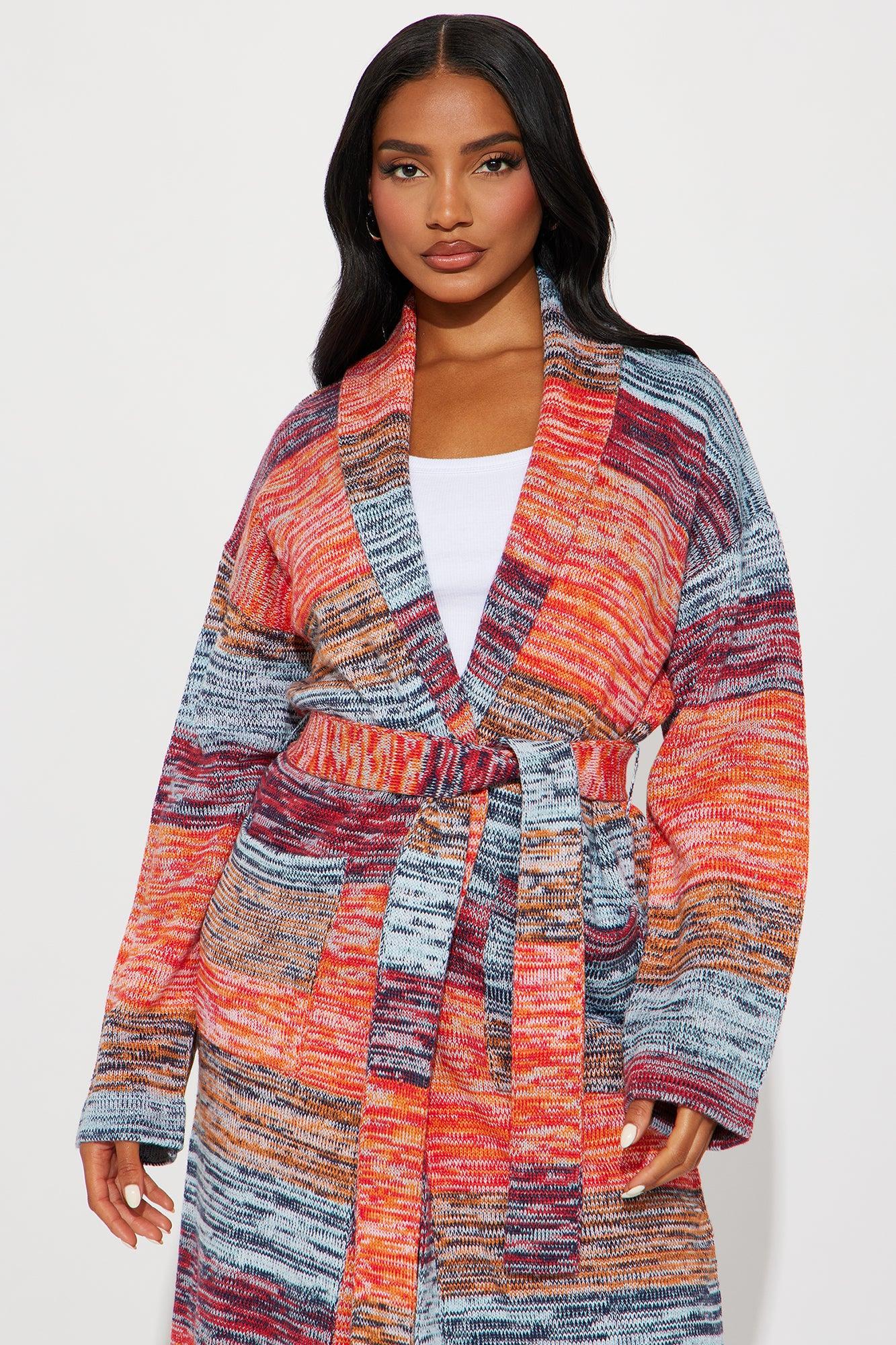 Making Magic Color Block Cardigan - Multi Color Product Image
