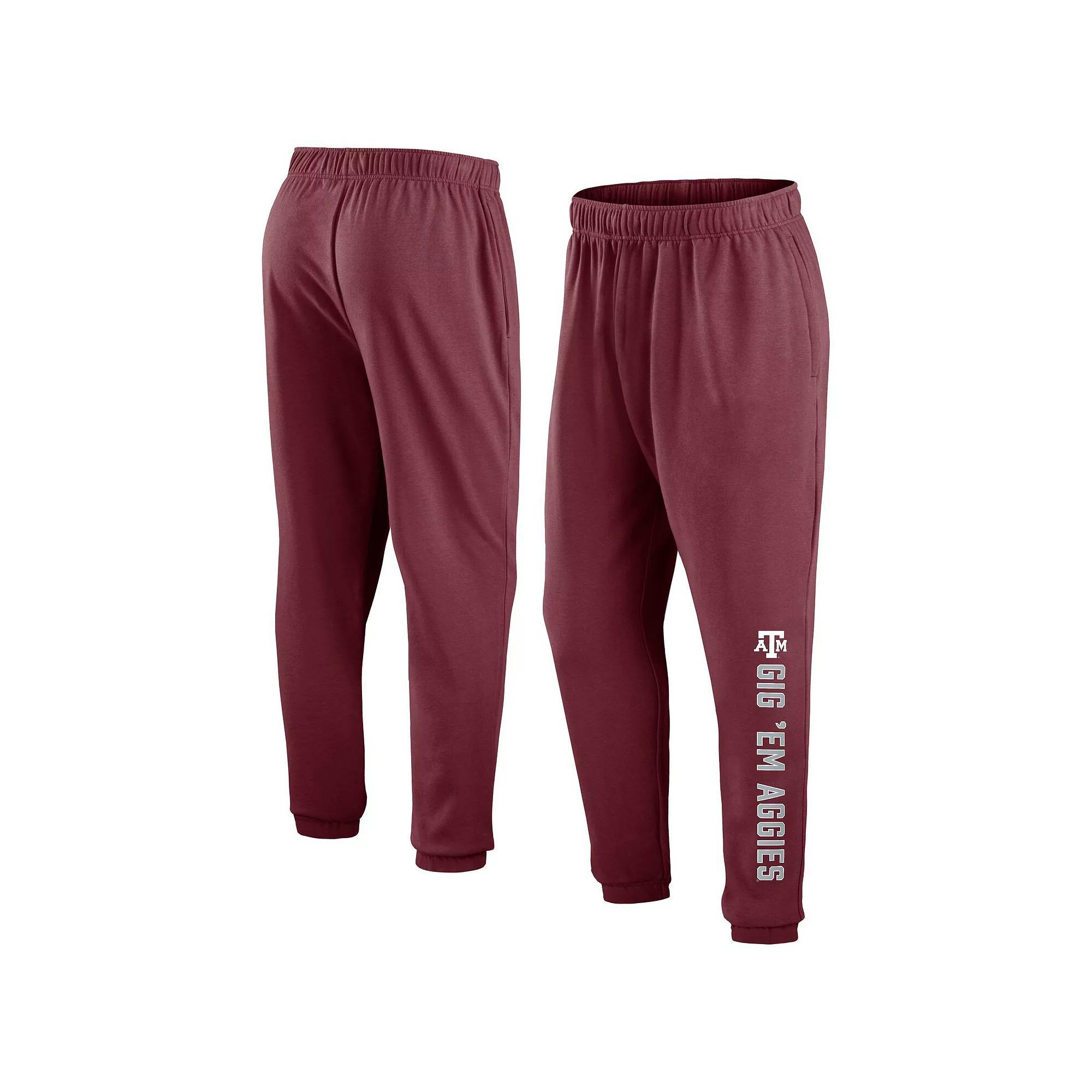 Men's Fanatics Branded Red Washington Capitals Chop Block Fleece Sweatpants, Size: 3XL Product Image