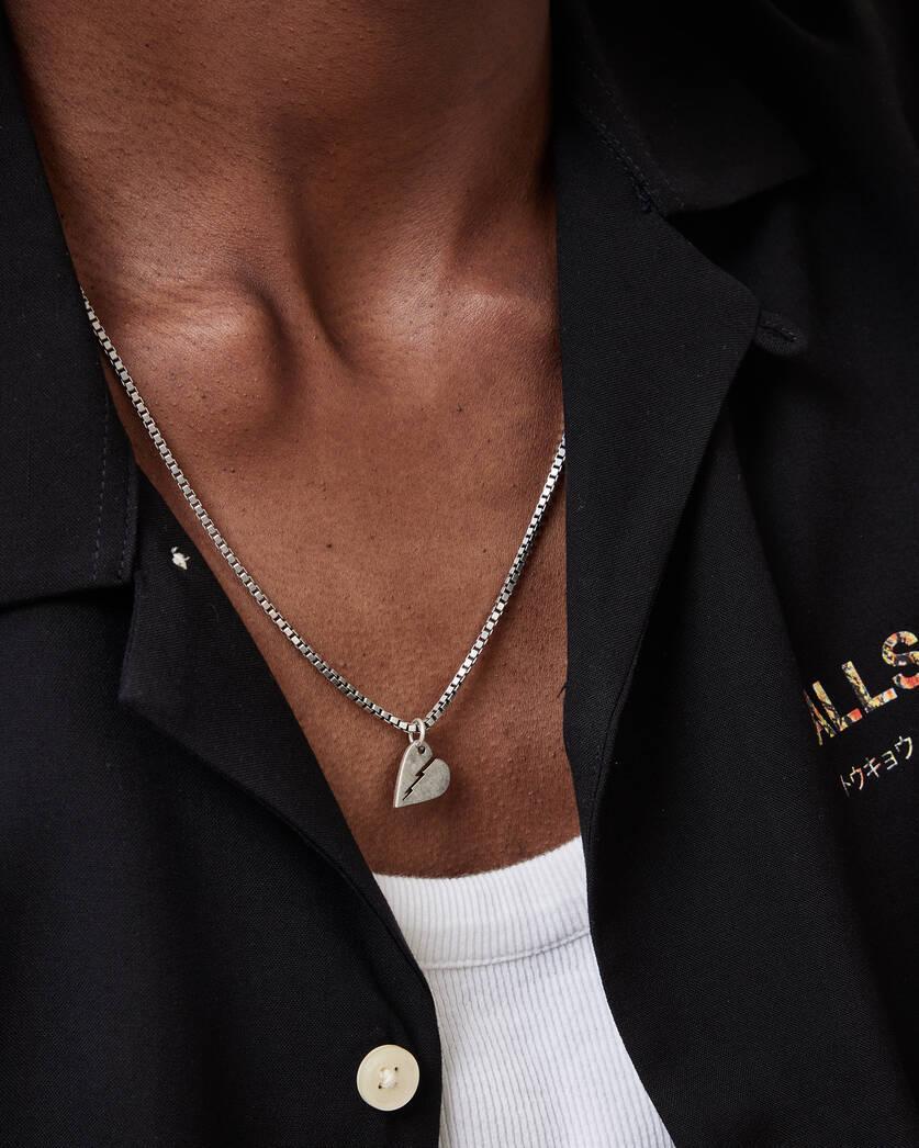 Split Heart Necklace Product Image