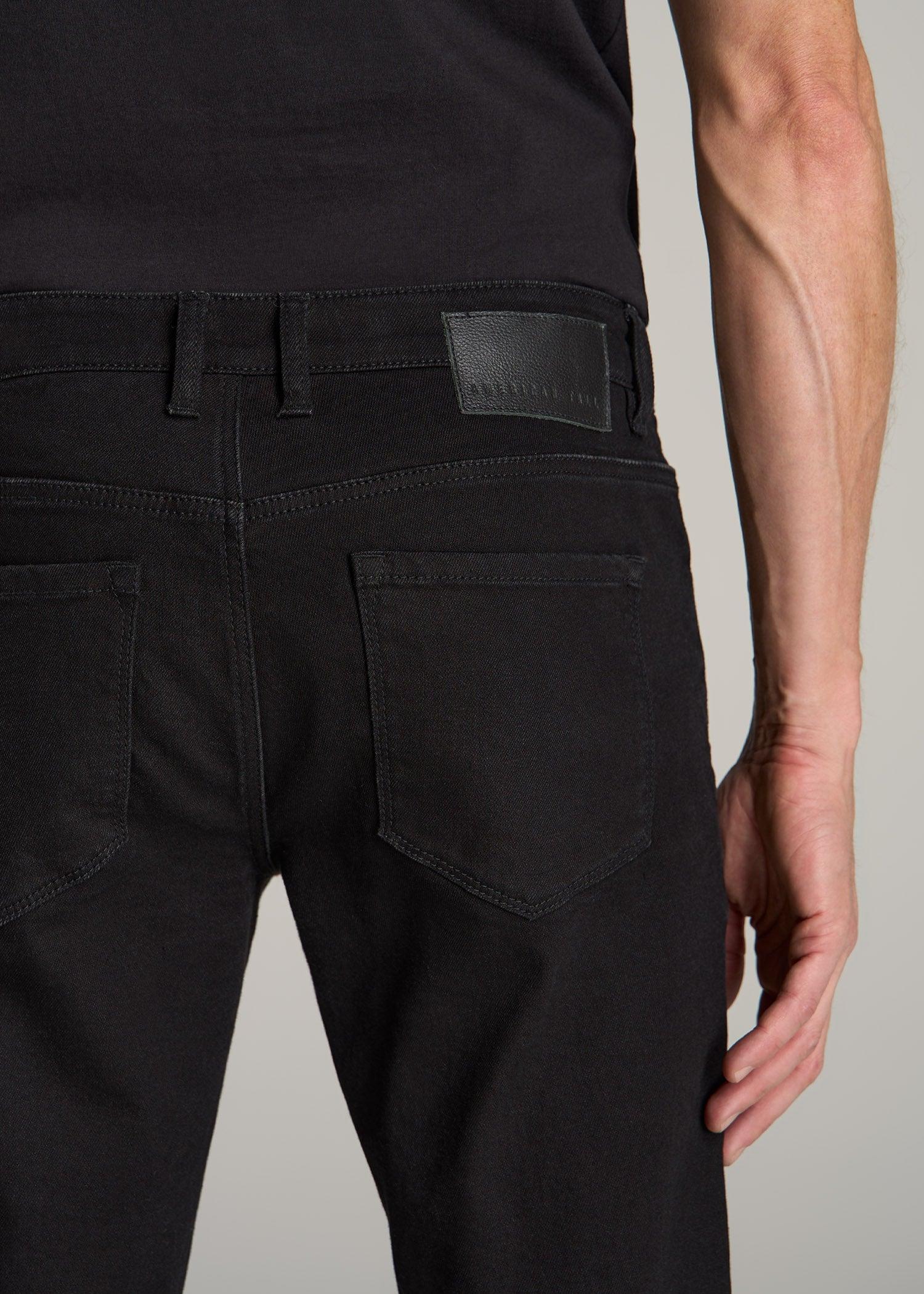 Carman TAPERED Jeans for Tall Men in True Black Product Image
