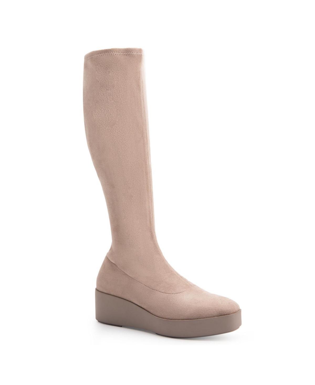 Aerosoles Cecina Women's Wedge Knee-High Boots, Size: 9.5, Black Product Image