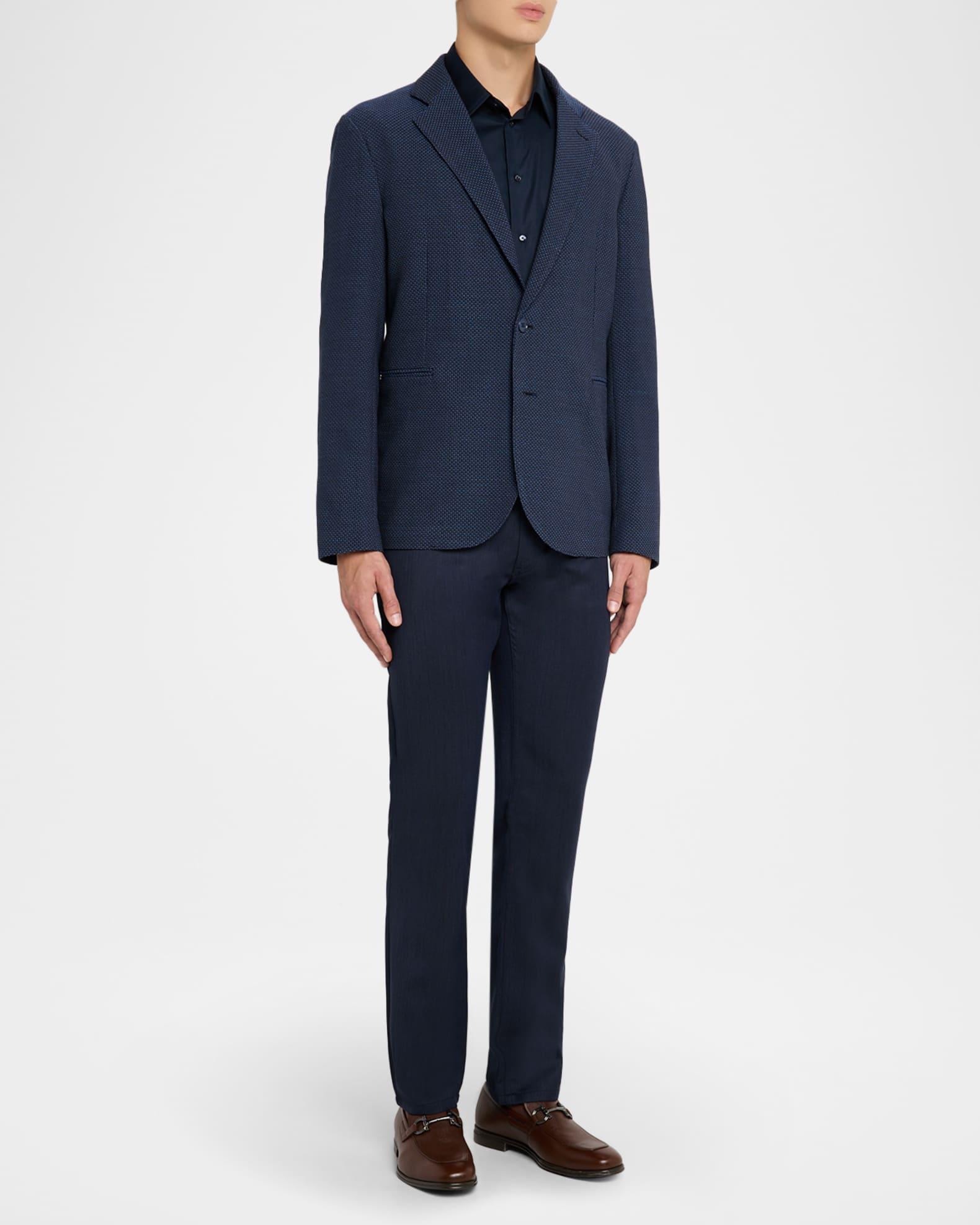 Men's Jacquard Wool Soft Sport Coat Product Image